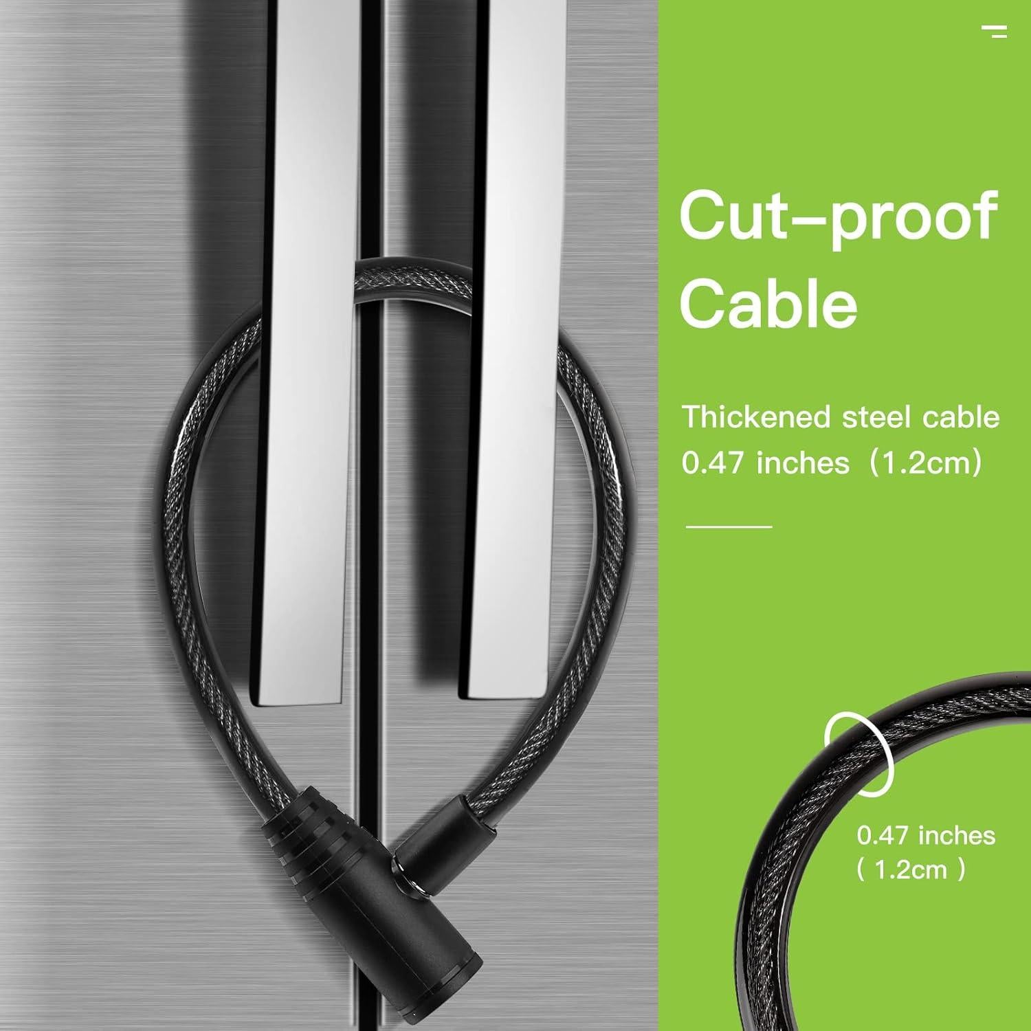 Cerraduras para Refrigerador Rofio - Paquete de 2, Seguridad Niños