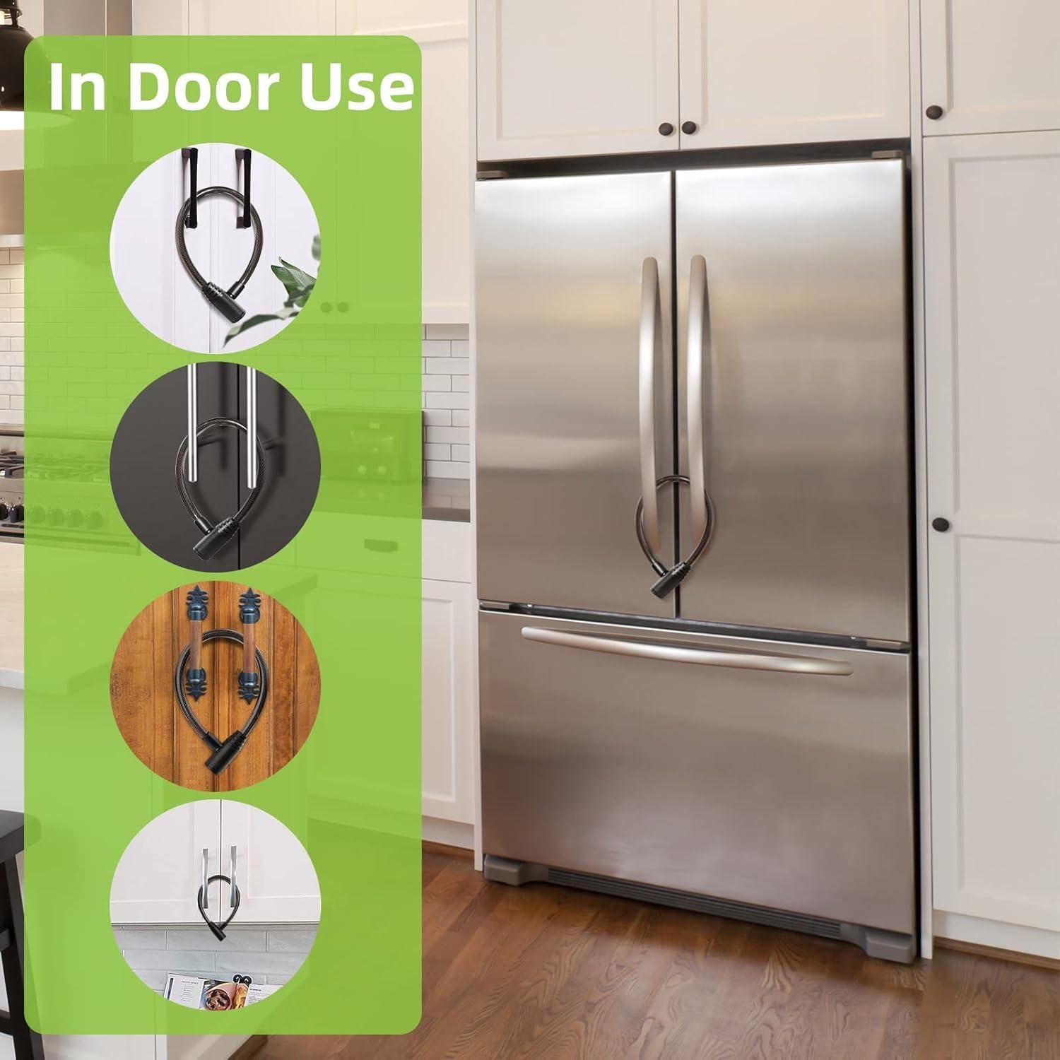 Cerraduras para Refrigerador Rofio - Paquete de 2, Seguridad Niños