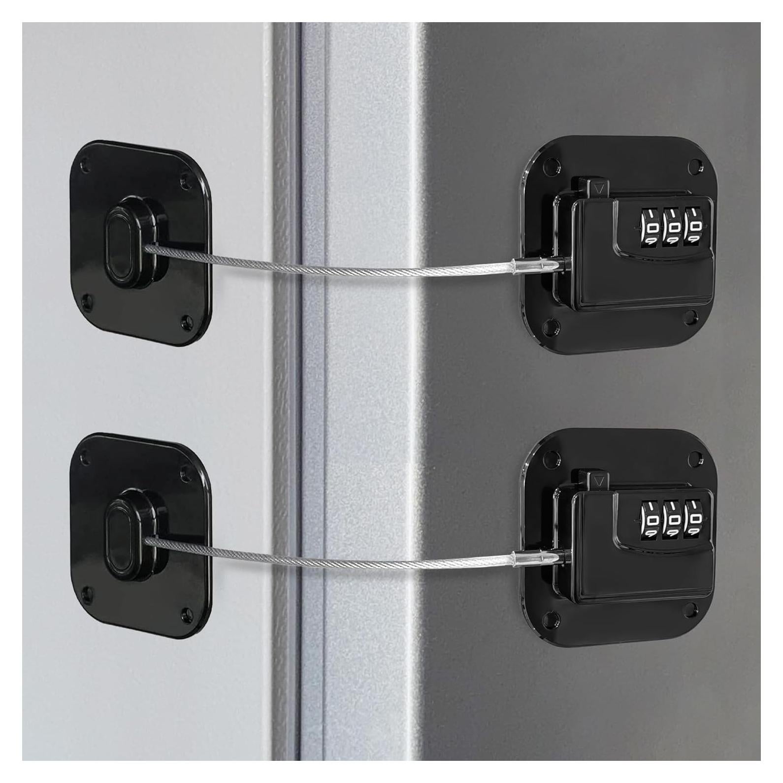 Cerradura de Refrigerador YECLTWE de Combinación Adhesiva 2 Pzas