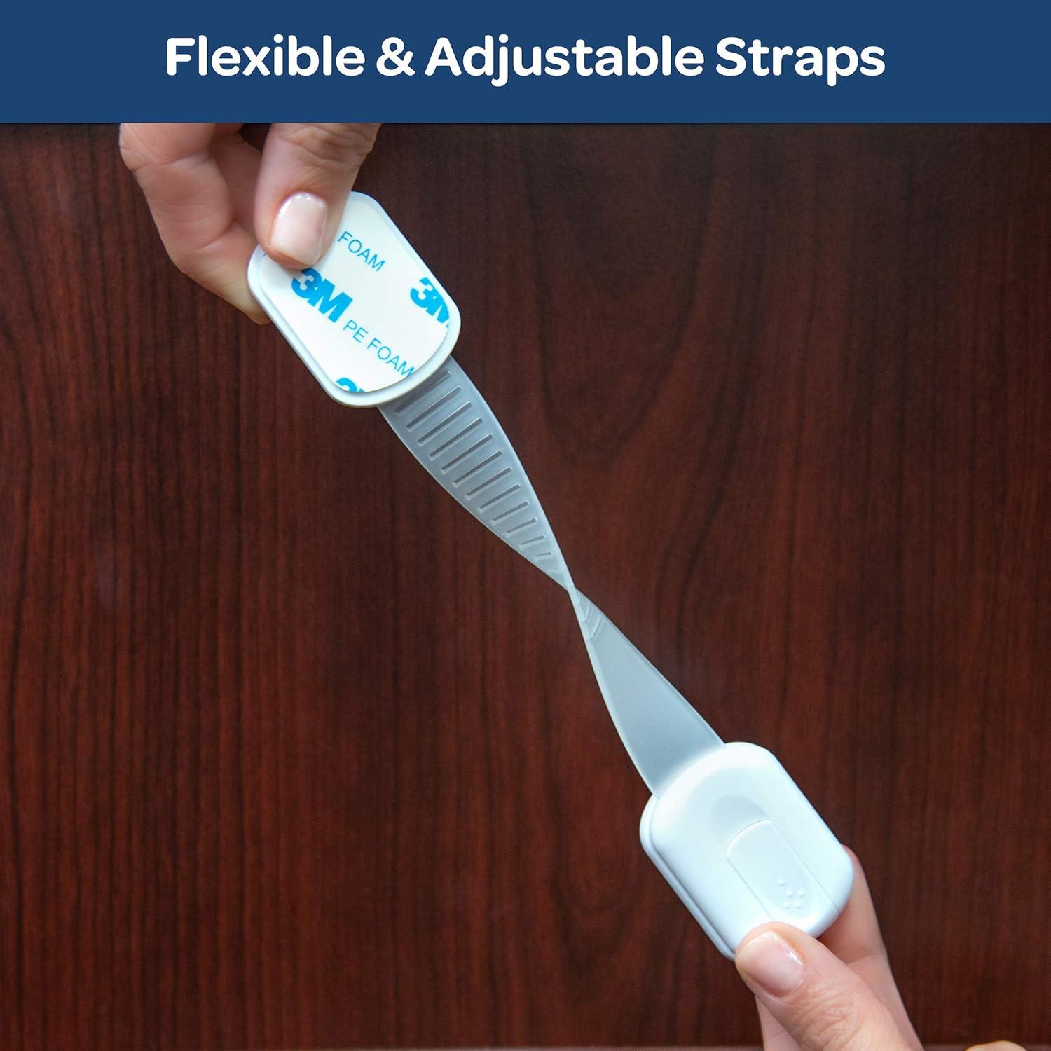 Cerraduras de Seguridad para Gabinetes Wittle - 8 Piezas Ajustables