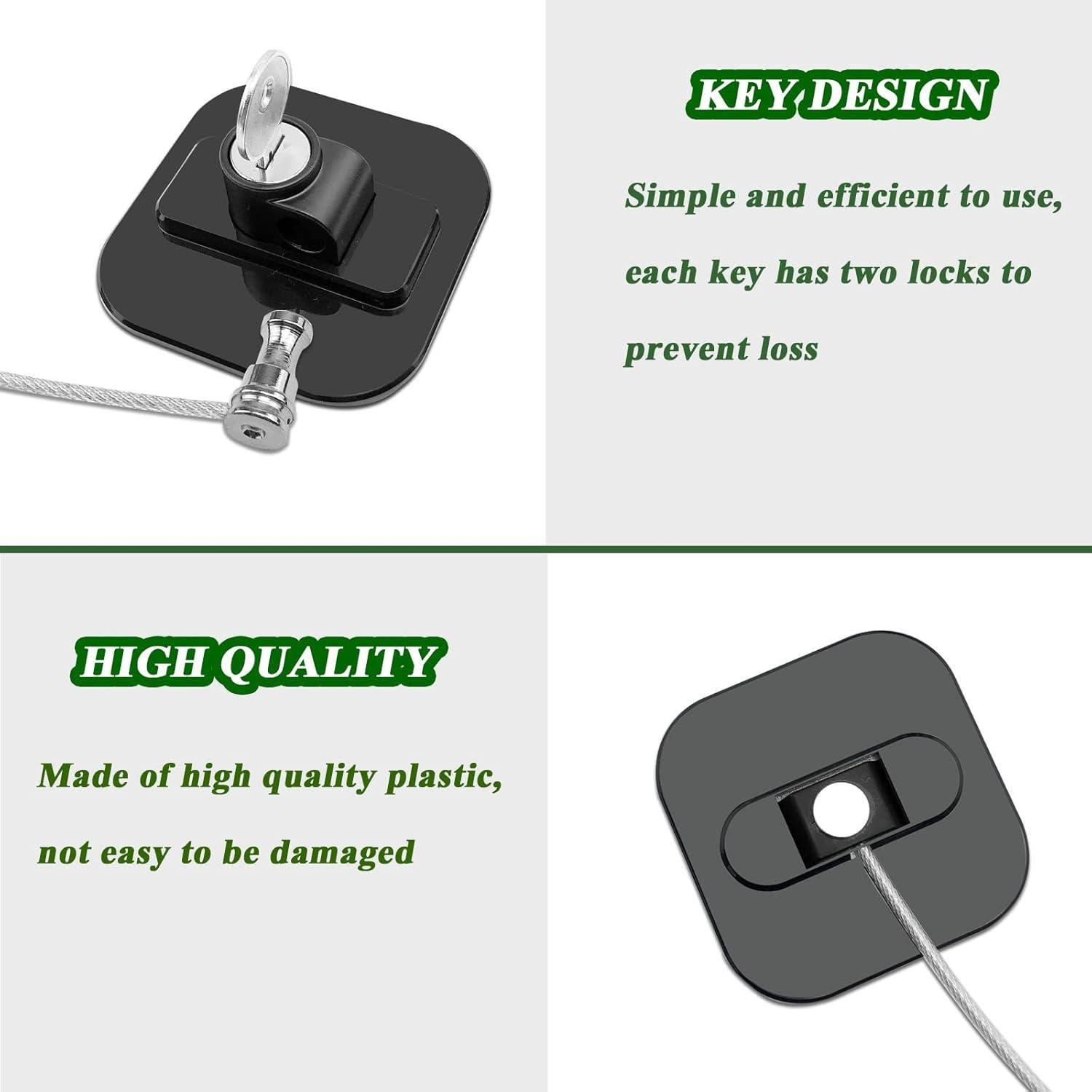 Cerradura para Refrigerador Frenflu con Llave - 2 Piezas