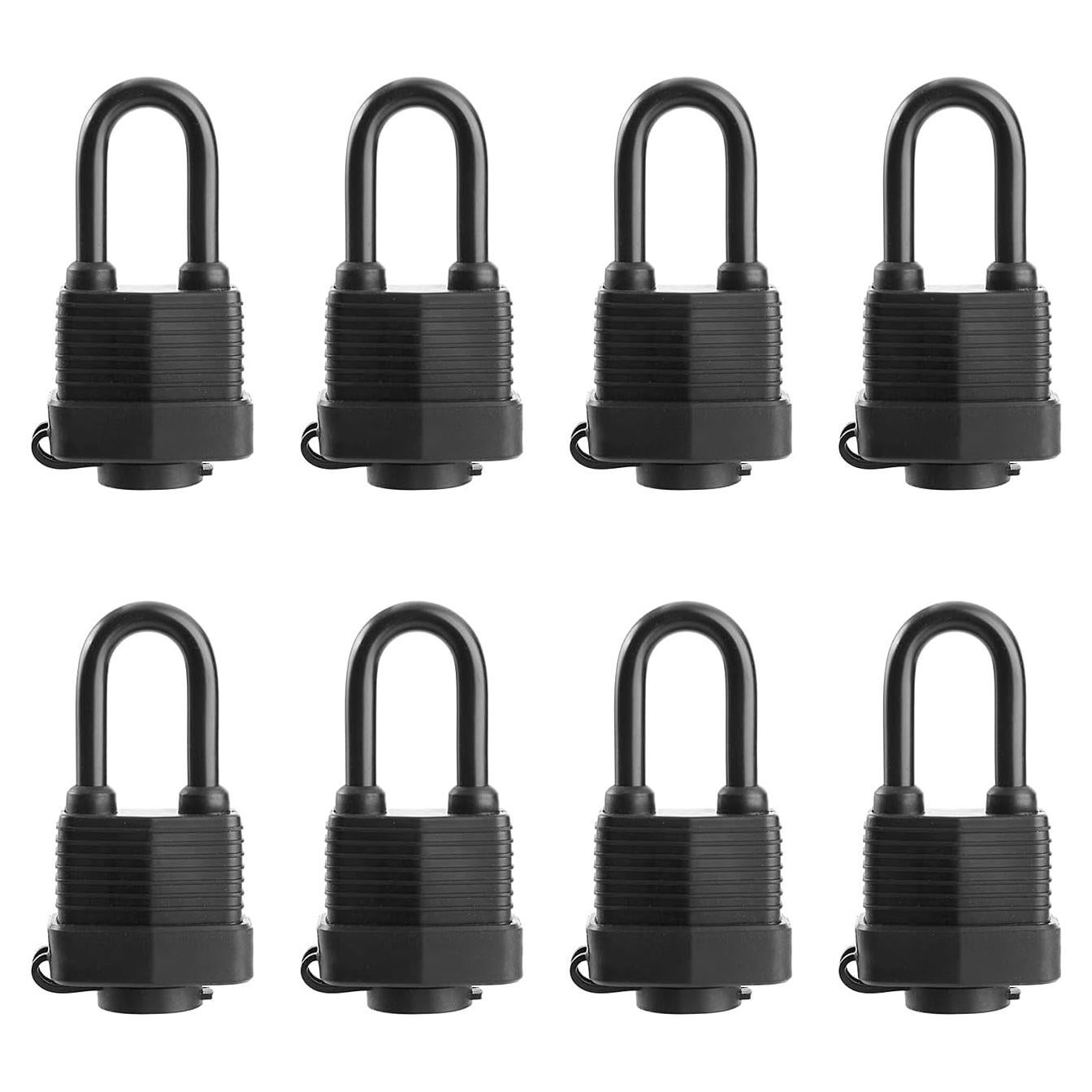 Candados Impermeables SafiSwords 4 cm Alta Resistencia Paquete 8