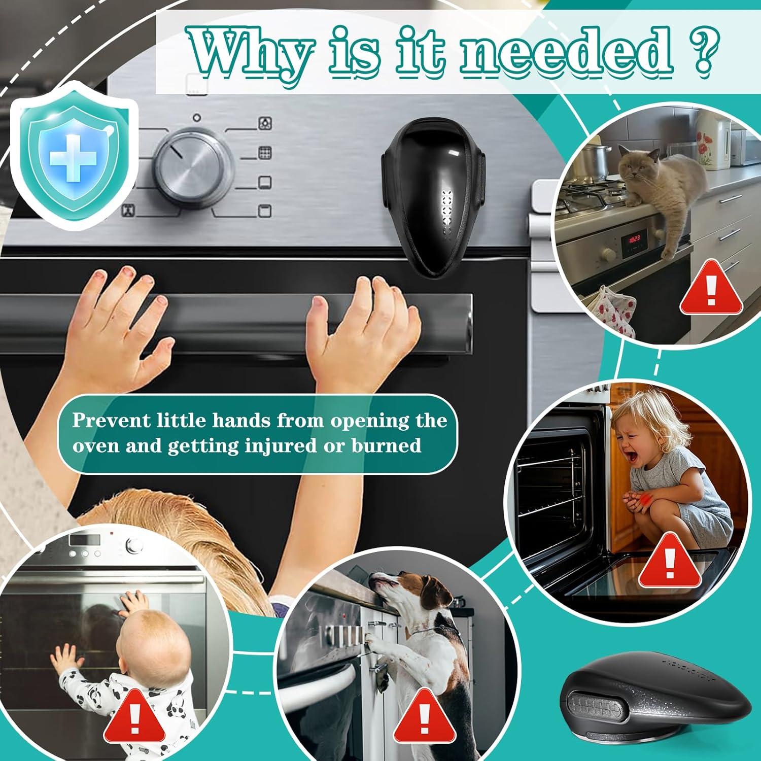 Cerradura de Horno para Niños - Seguridad Universal 2 Piezas