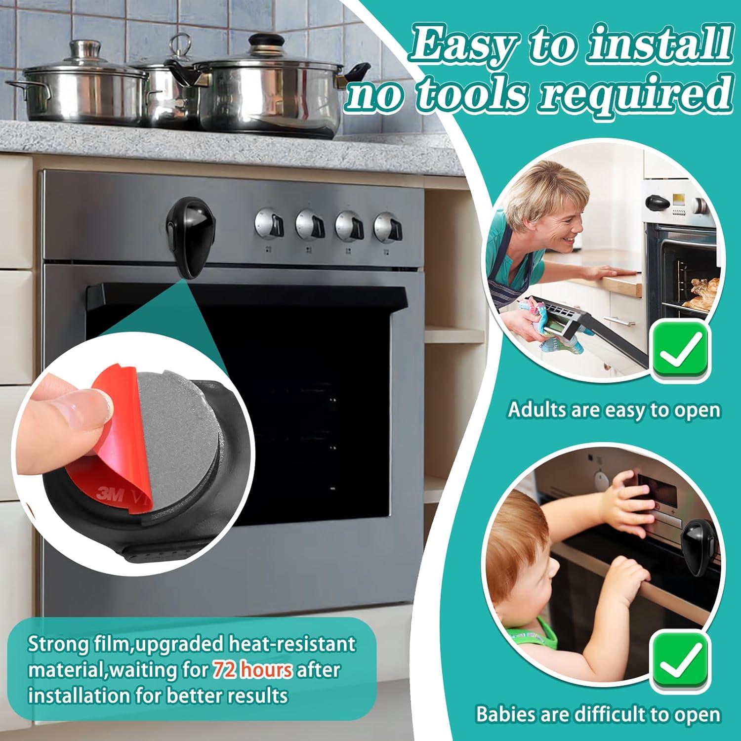 Cerradura de Horno para Niños - Seguridad Universal 2 Piezas