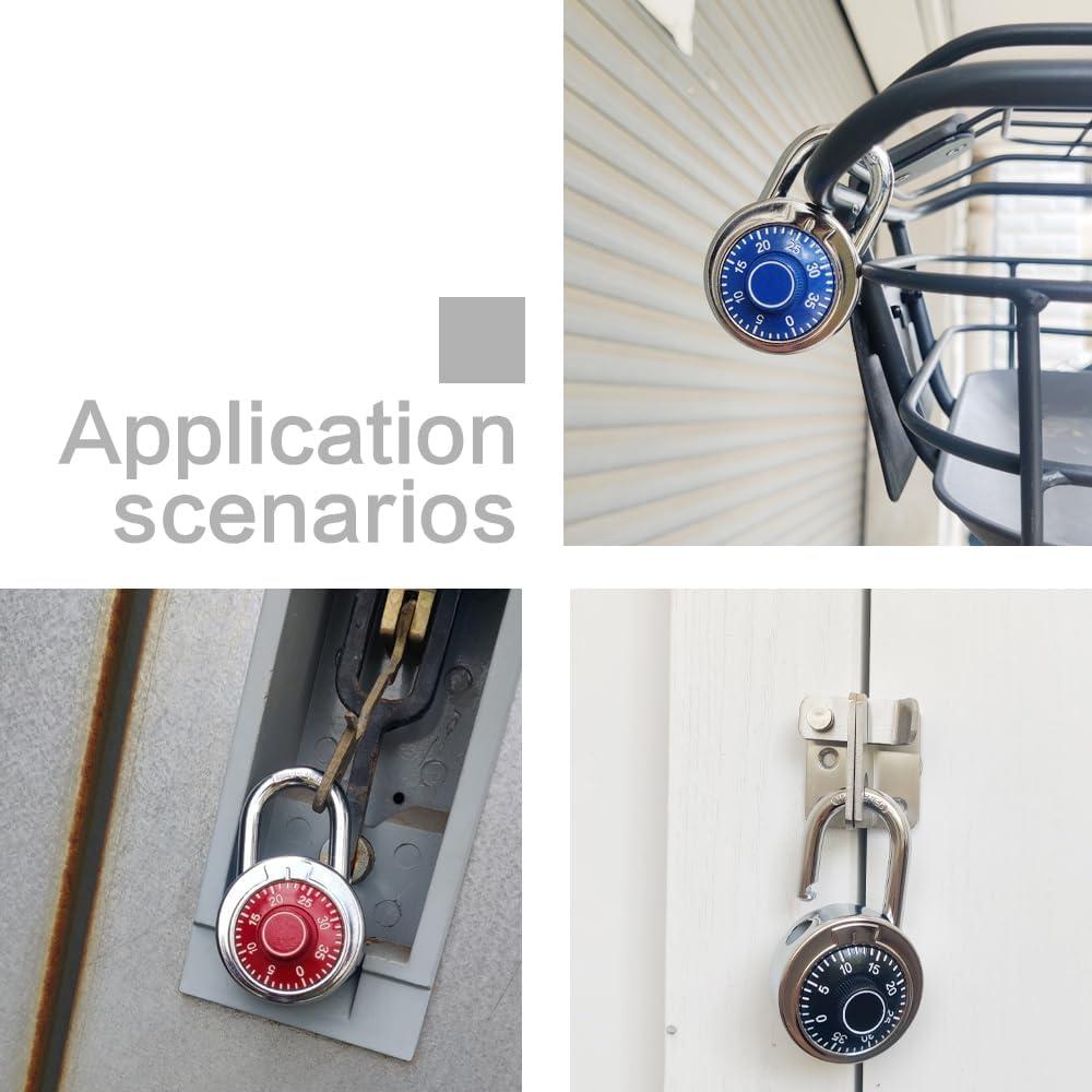 Candados de Combinación Fijos XanHen 50mm, Paquete de 24