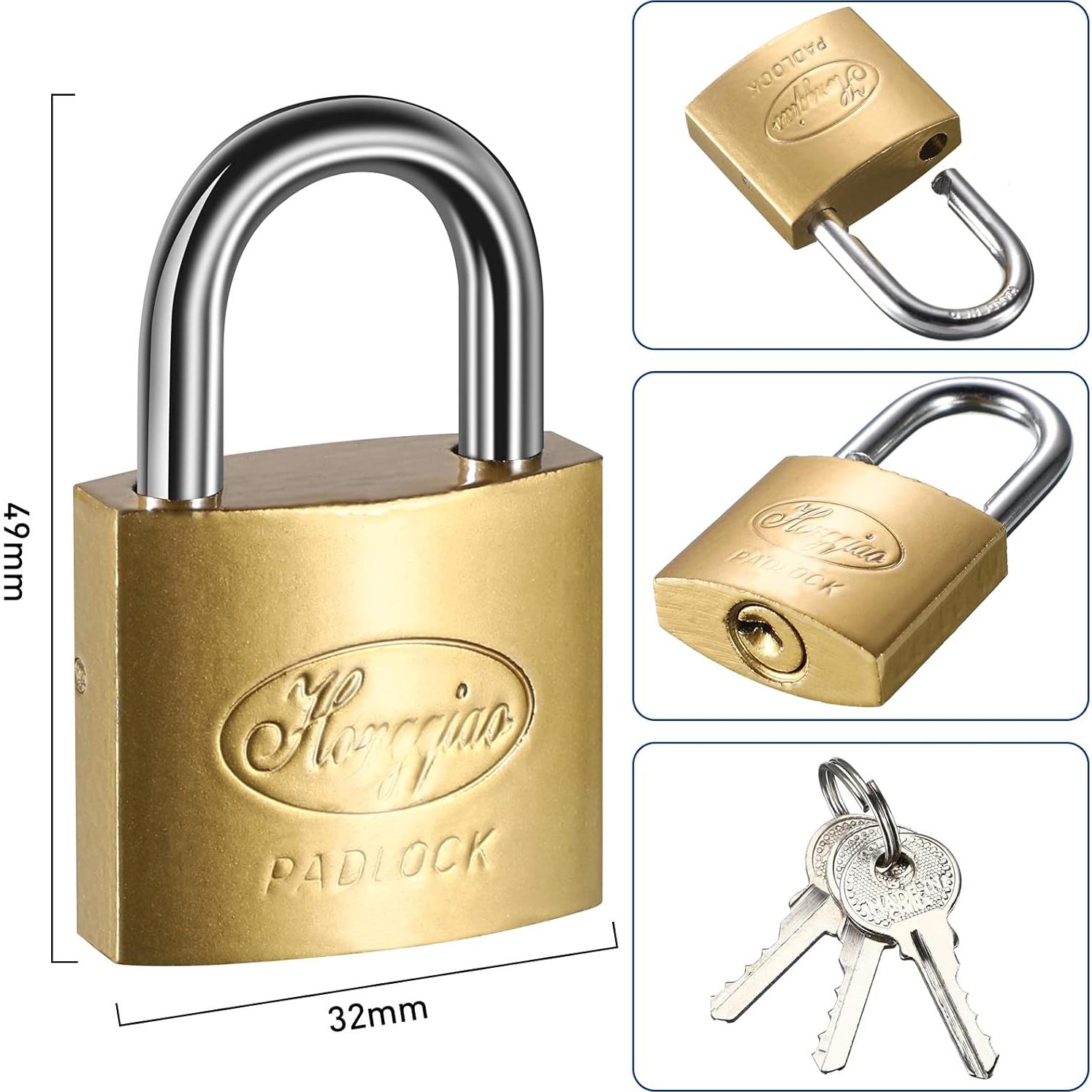 Cerraduras de Refrigerador Hotop 4 Piezas con Llave Seguridad