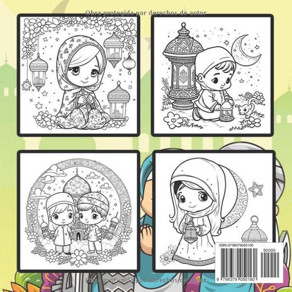 Ramadan Libro de Colorear Para Niños: Libro de actividades para los pequeños musulmanes | Bonitas ilustraciones sobre el tema del Islam, Mezquita, ... Musulmanes para Ramadán (Spanish Edition)