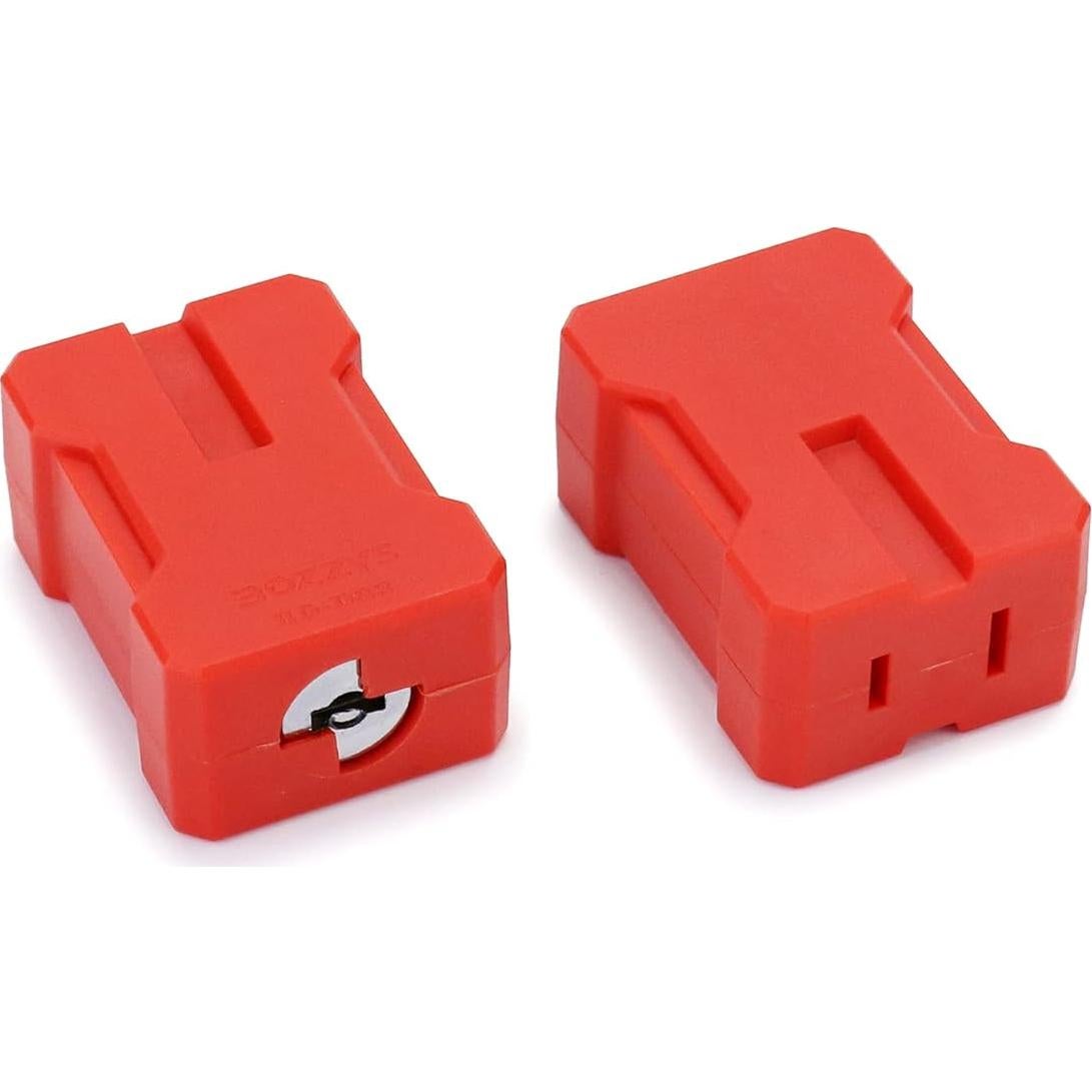 Bloqueo de Enchufe QWORK con Llave - Paquete de 4 Unidades