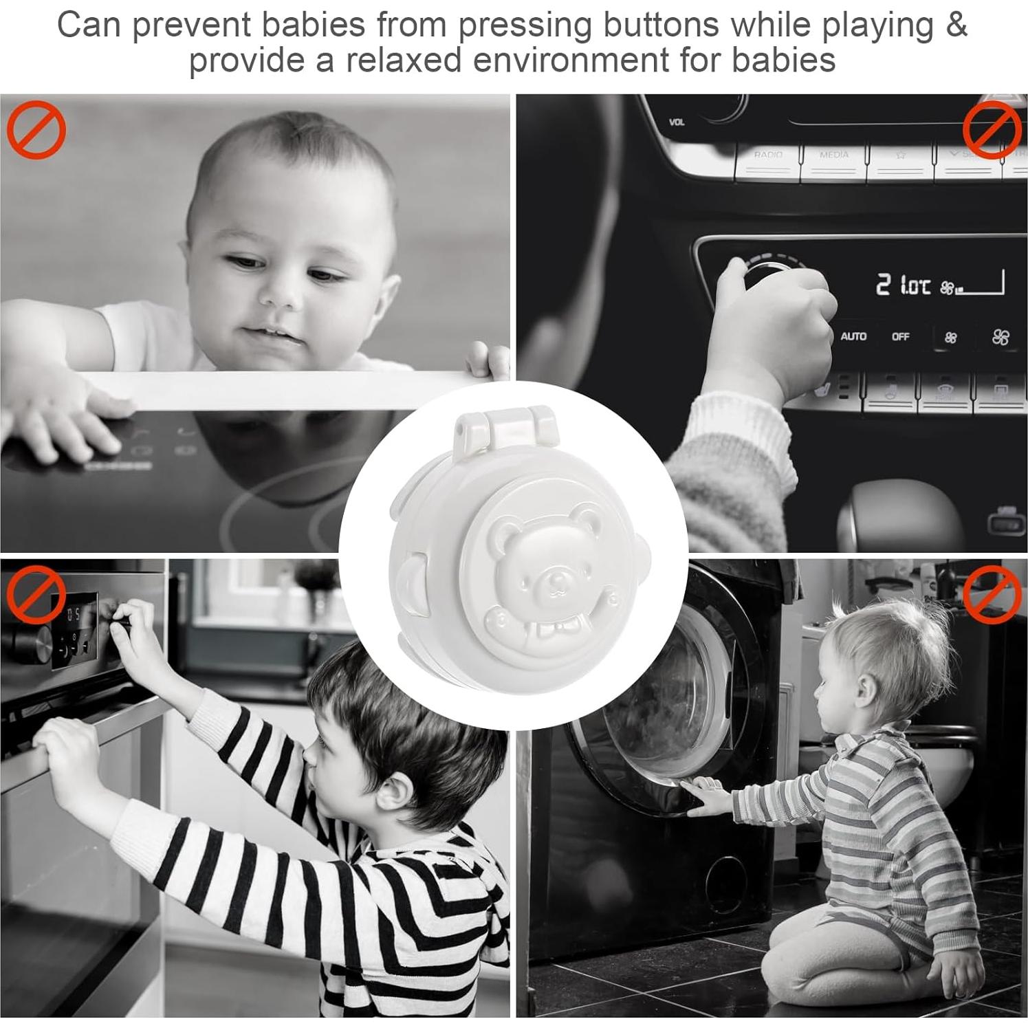 Cerradura de Seguridad para Botones de Niños Homoyoyo 4 Pcs