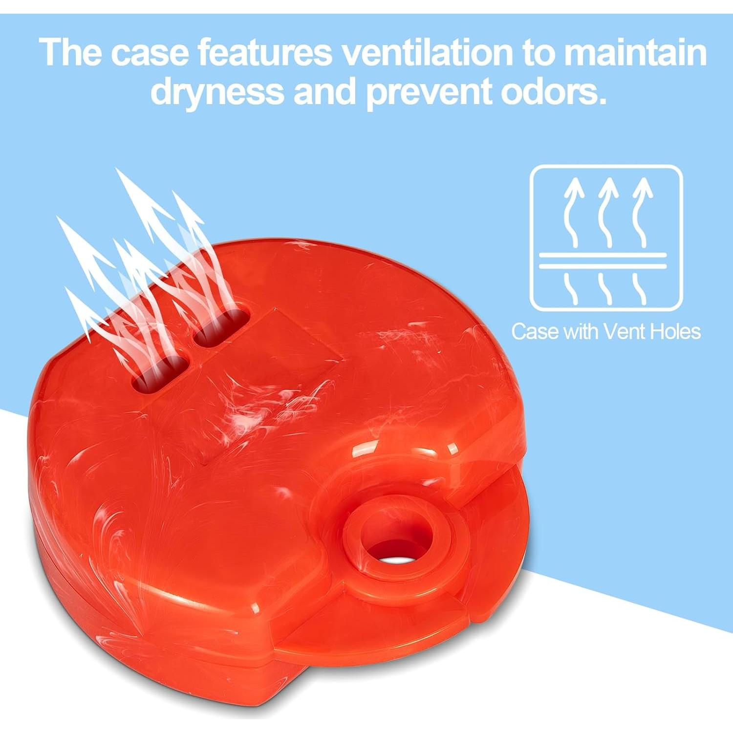 Caja de Retenedor Estilo Mármol Esenharber - Paquete de 5