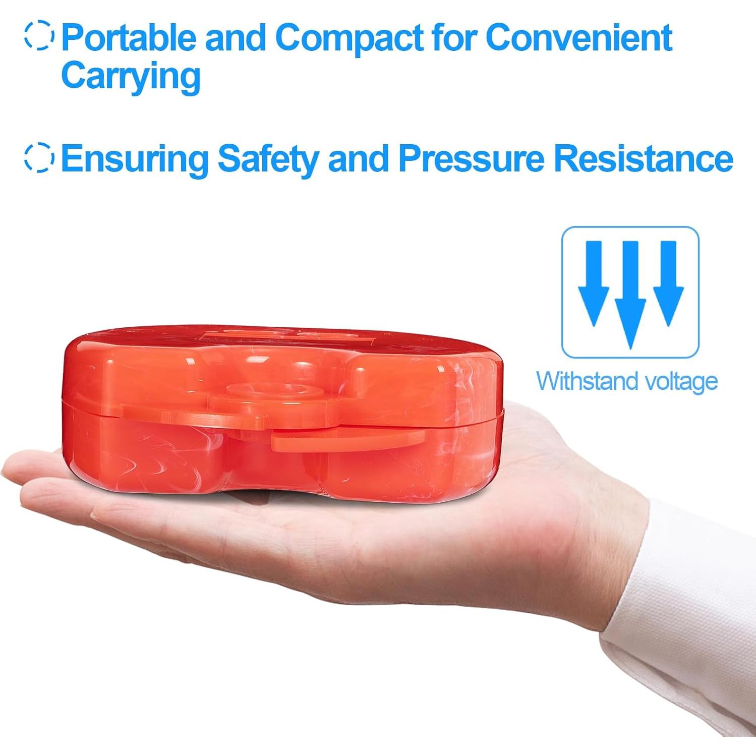Caja de Retenedor Estilo Mármol Esenharber - Paquete de 5