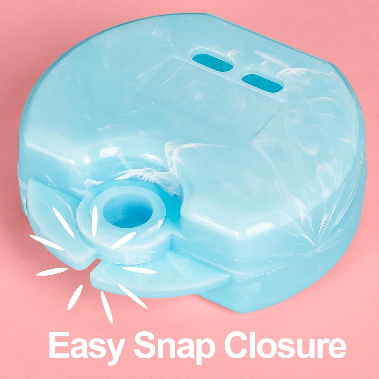 Caja de Retenedor Estilo Mármol Esenharber - Paquete de 5