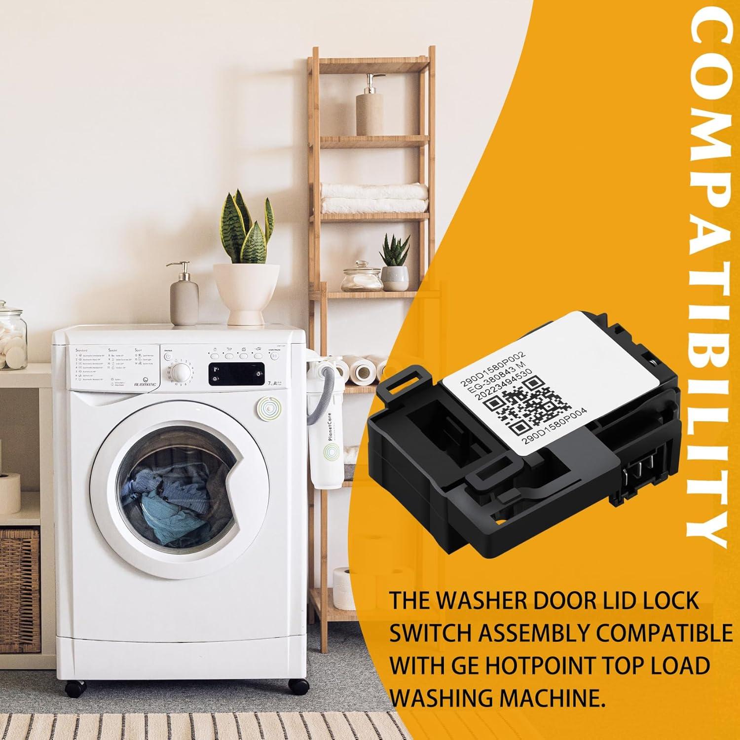 Interruptor de bloqueo de tapa de lavadora Saiyugty WH01X27954