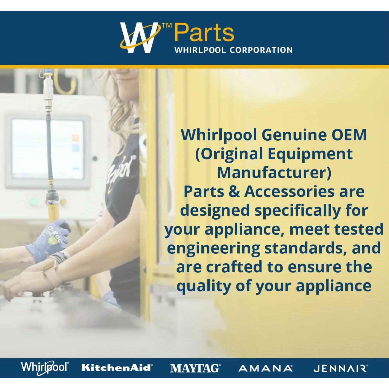 Bezel de Cerradura Tapa Lavadora Carga Superior Whirlpool W11545554