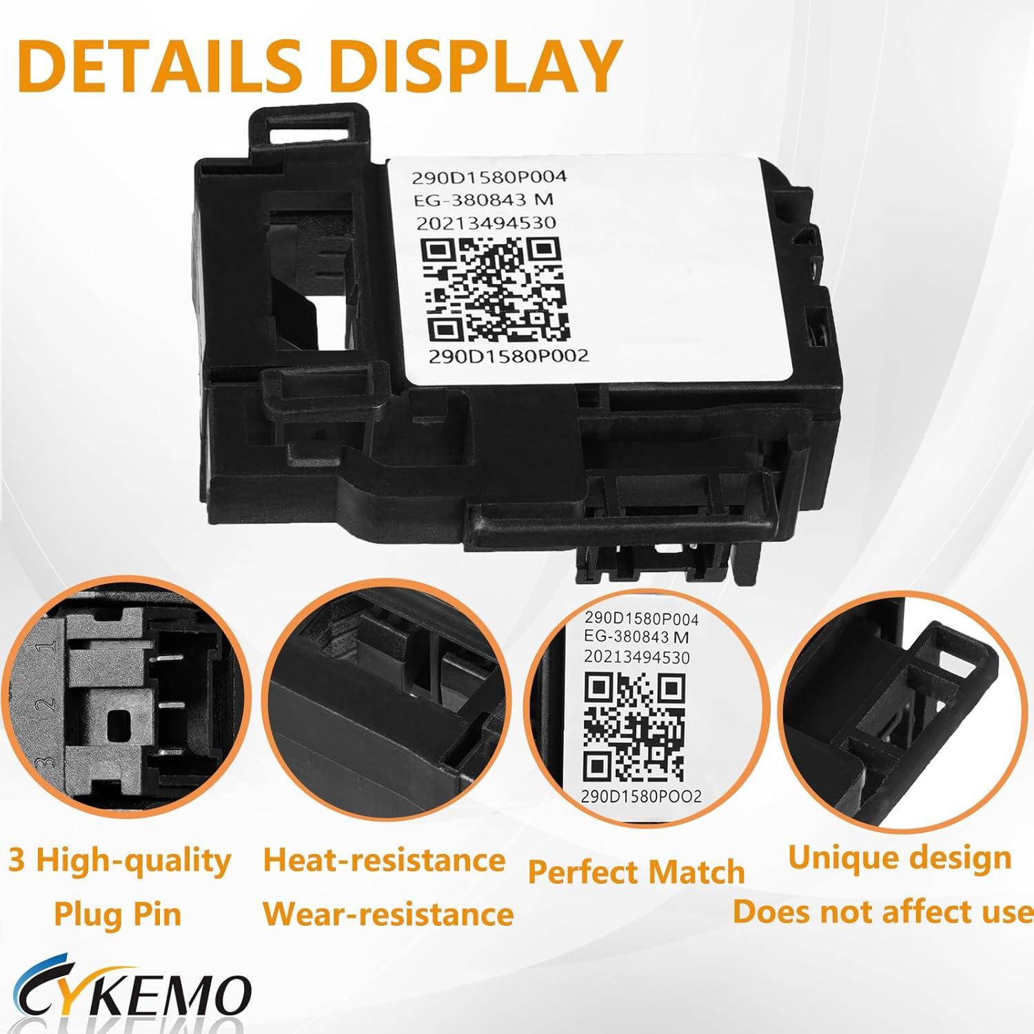 Kit de Bloqueo de Tapa de Lavadora Cykemo WH01X27954
