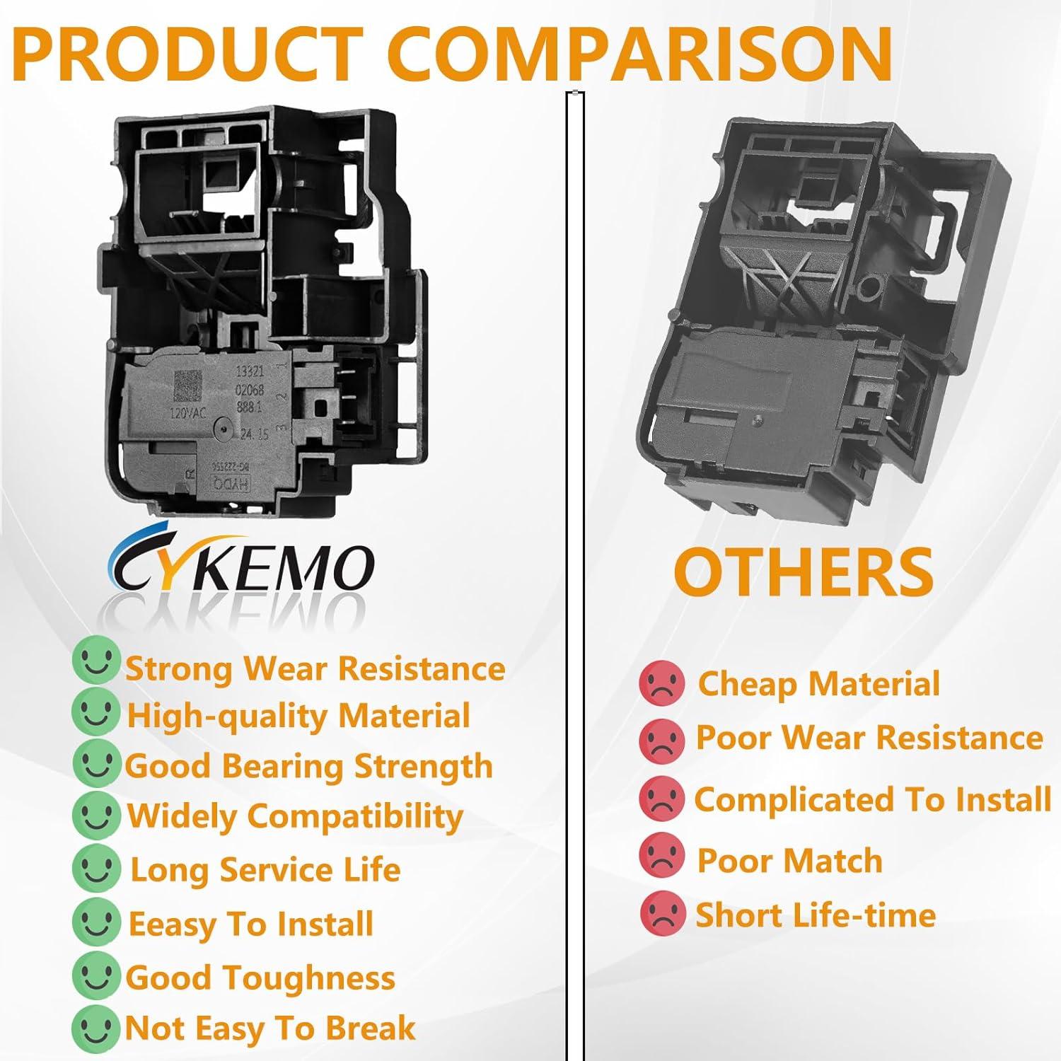 Kit de Bloqueo de Tapa de Lavadora Cykemo WH01X27954