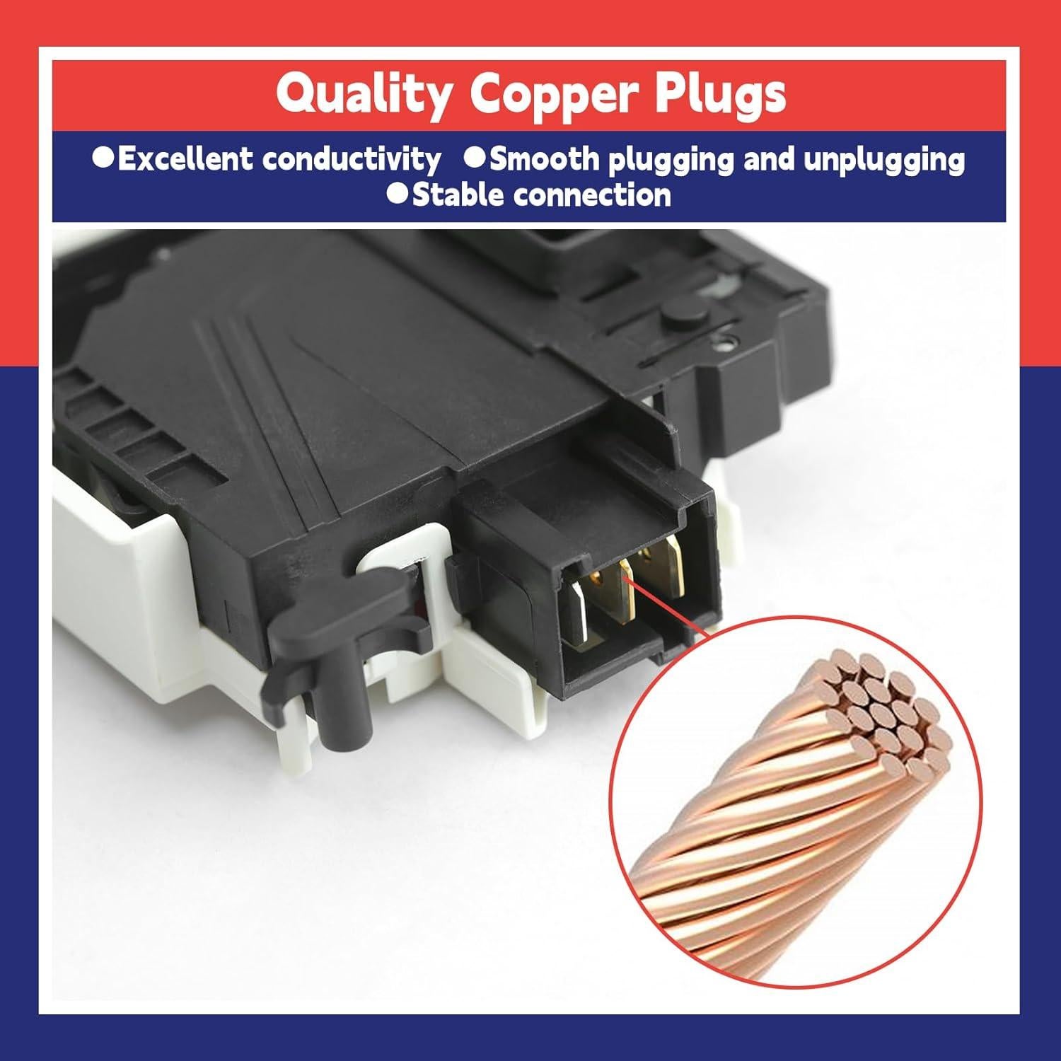 Cerradura de puerta eléctrica 00612148 Dusledel para Bosch y Thermador