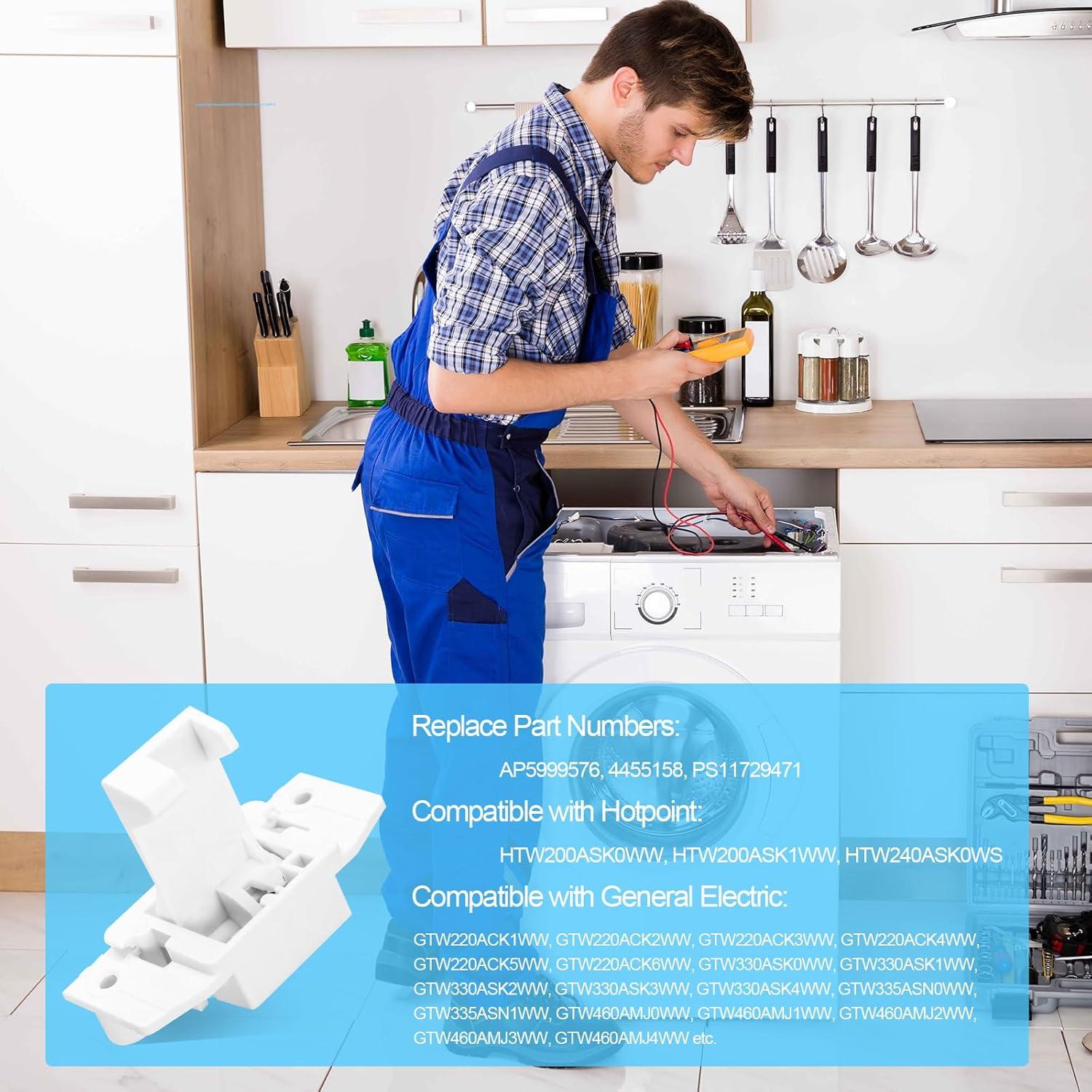 Pestillo de bloqueo de tapa de lavadora GE Hotpoint WH02X24399