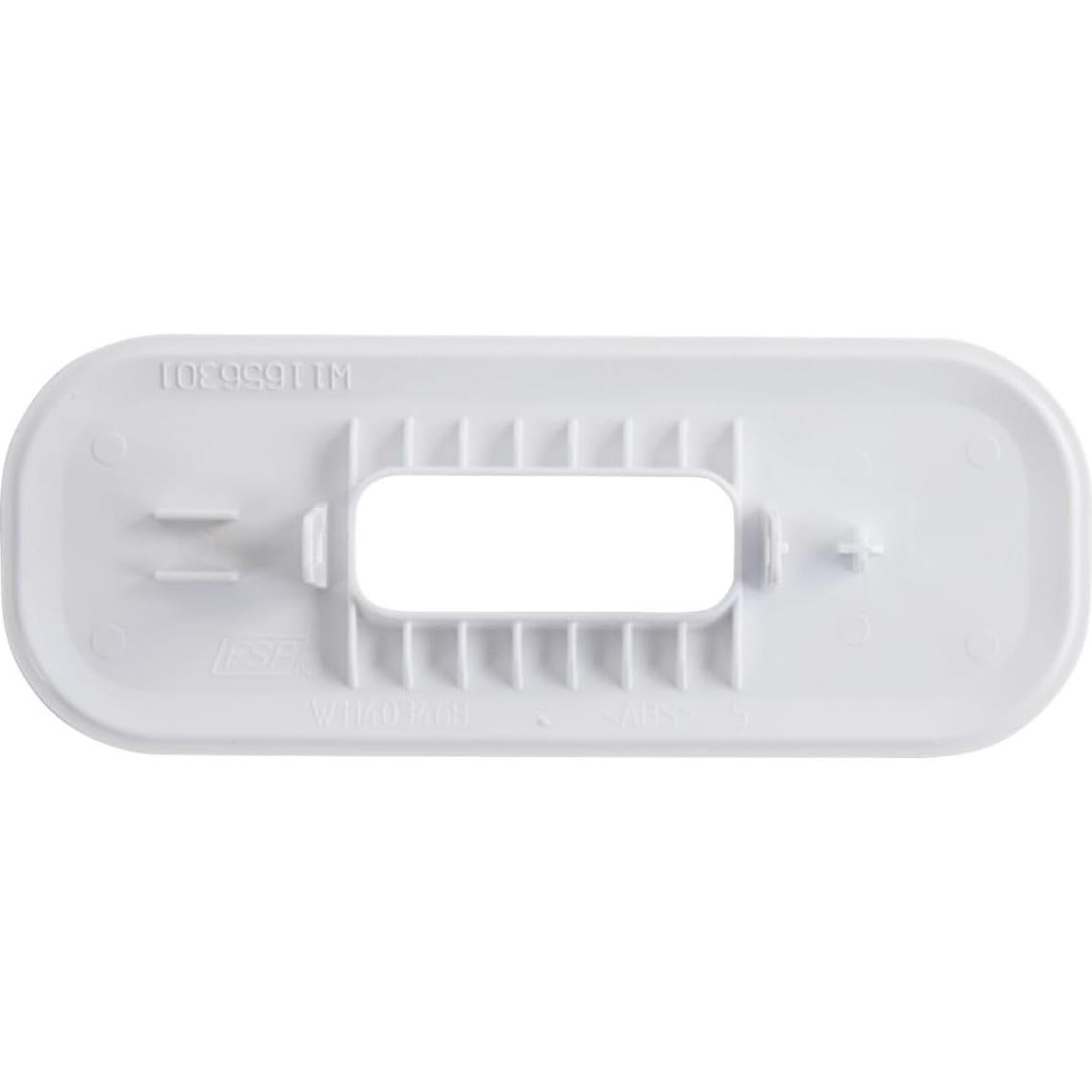 Bezel de Cerradura Tapa Lavadora Whirlpool W11643703 Blanco