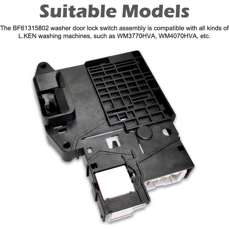 Interruptor de bloqueo de puerta de lavadora FNTMNO 22413630