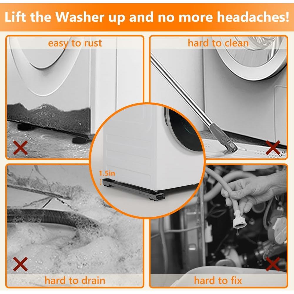 Rodillos de Electrodomésticos LUCKUP Ajustables 43-69 cm 299 kg