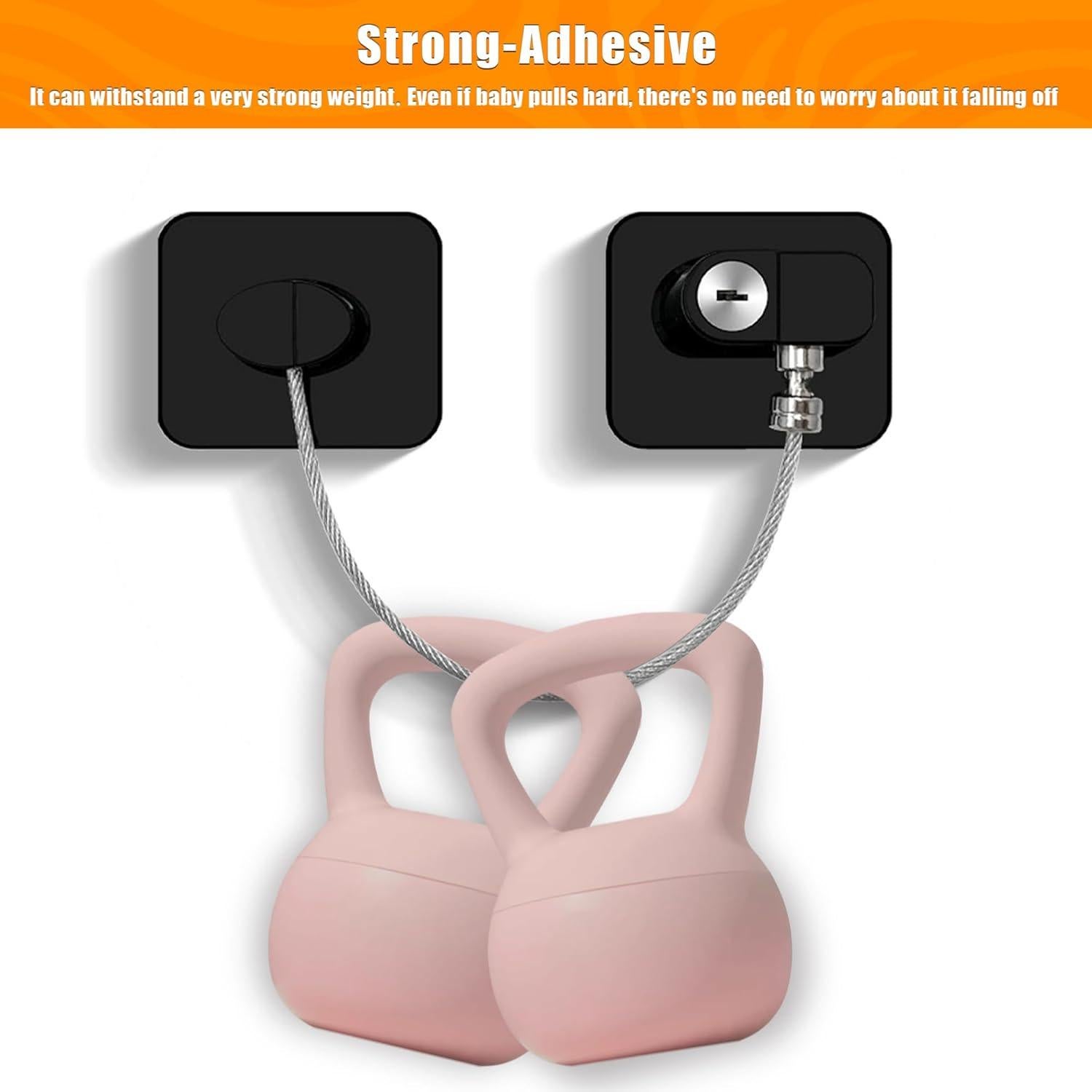 Cerraduras de Refrigerador YTDSUP a Prueba de Niños - Paquete de 2