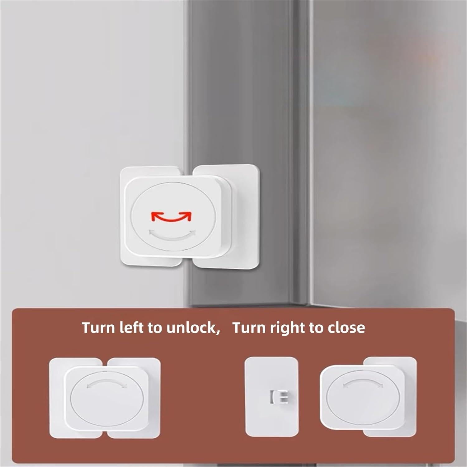 Cerraduras de Seguridad para Niños Ptazucv - 6 Paquetes