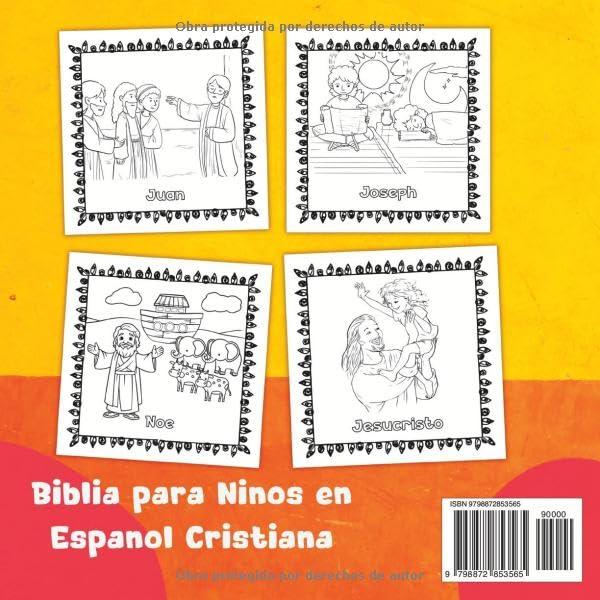 Personajes Bíblicos: Libro para Colorear con 33 de los Héroes Bíblicos más Importantes || Biblia para Niños en Español Cristiana (Jesús para Niños) (Spanish Edition)