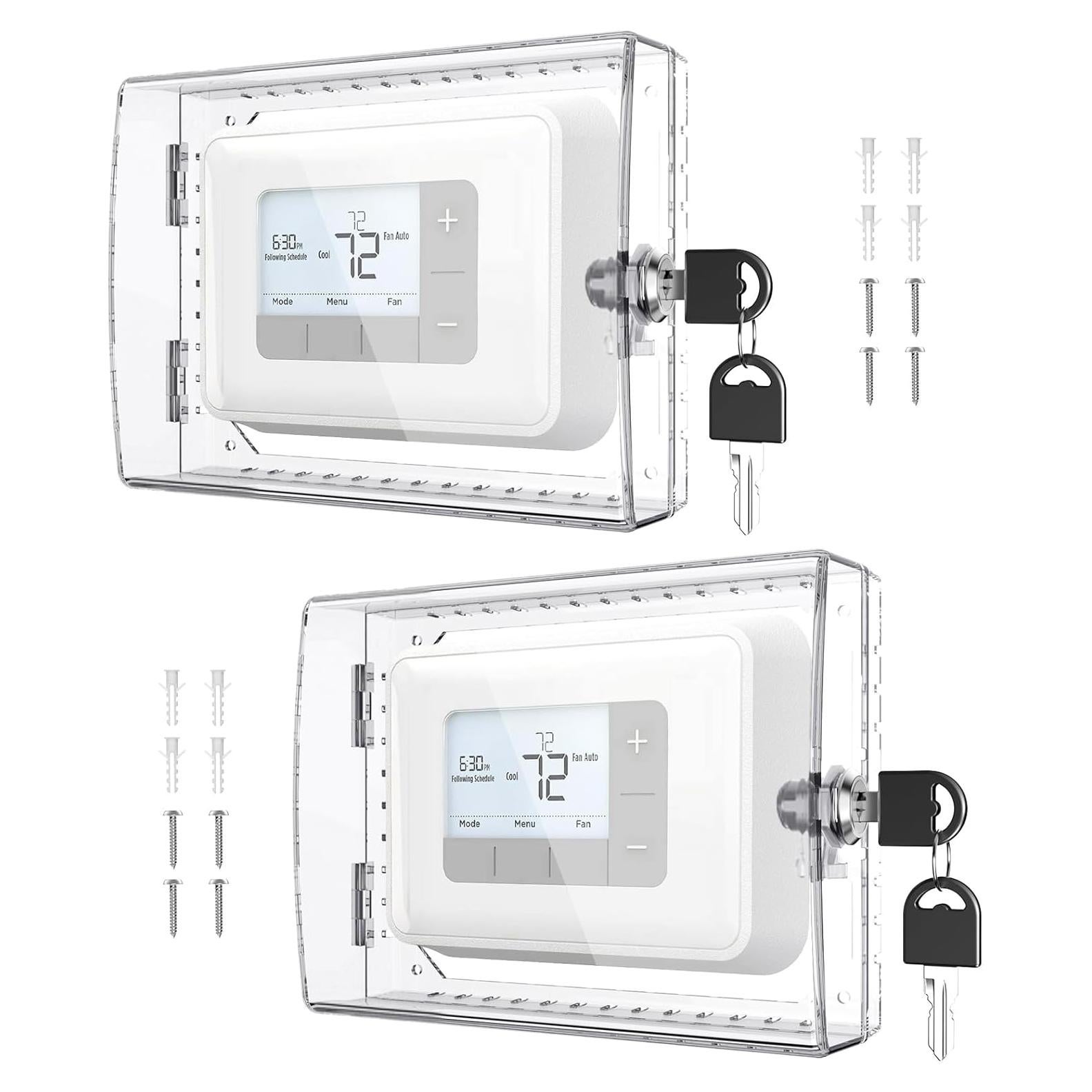 Caja de Cerradura para Termostato AUURIO 2 PCS con Llave