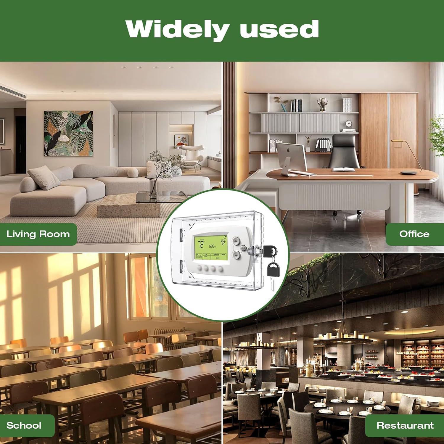 Caja de Cerradura para Termostato AUURIO 2 PCS con Llave