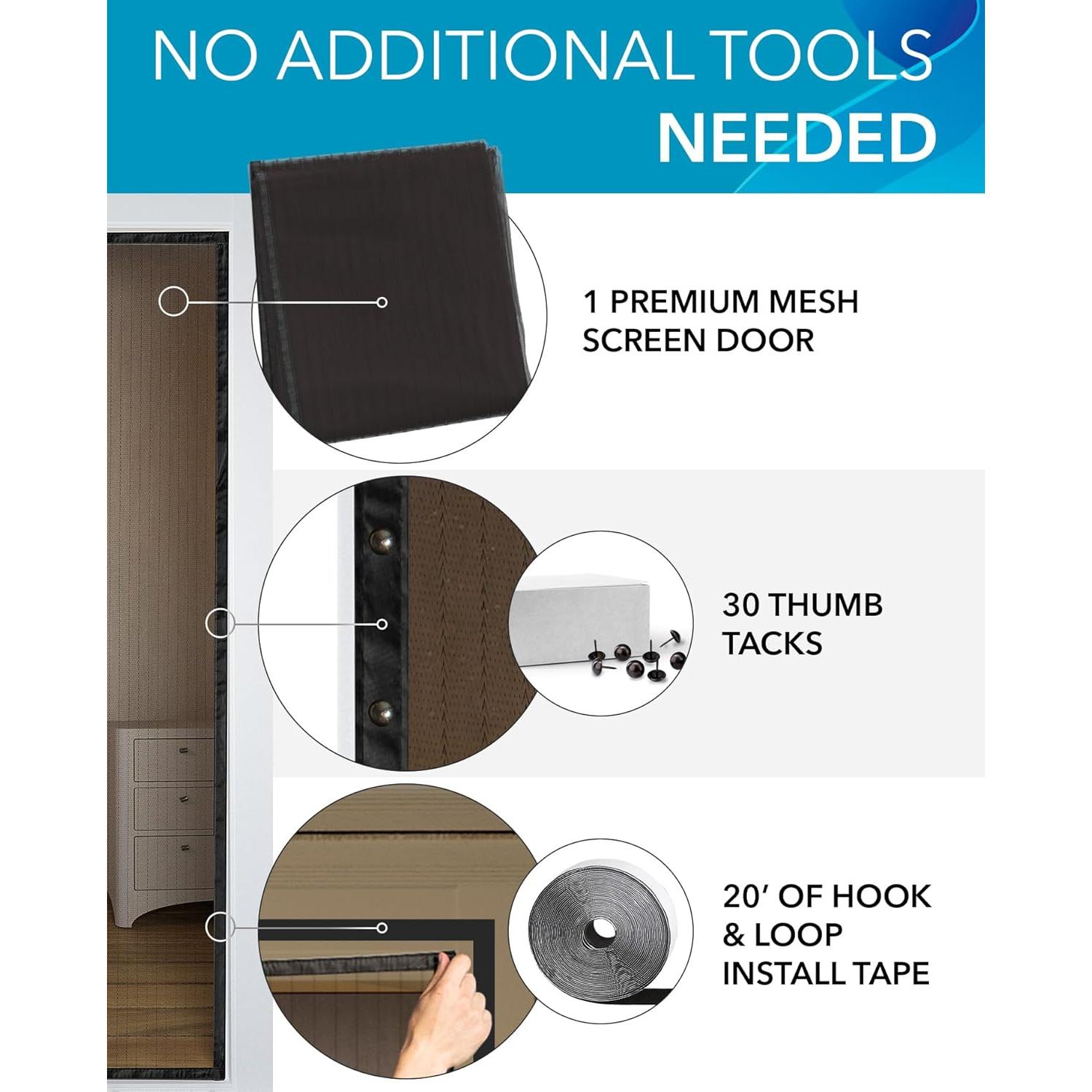 Puerta Pantalla Magnética Flux Phenom 97x208 cm