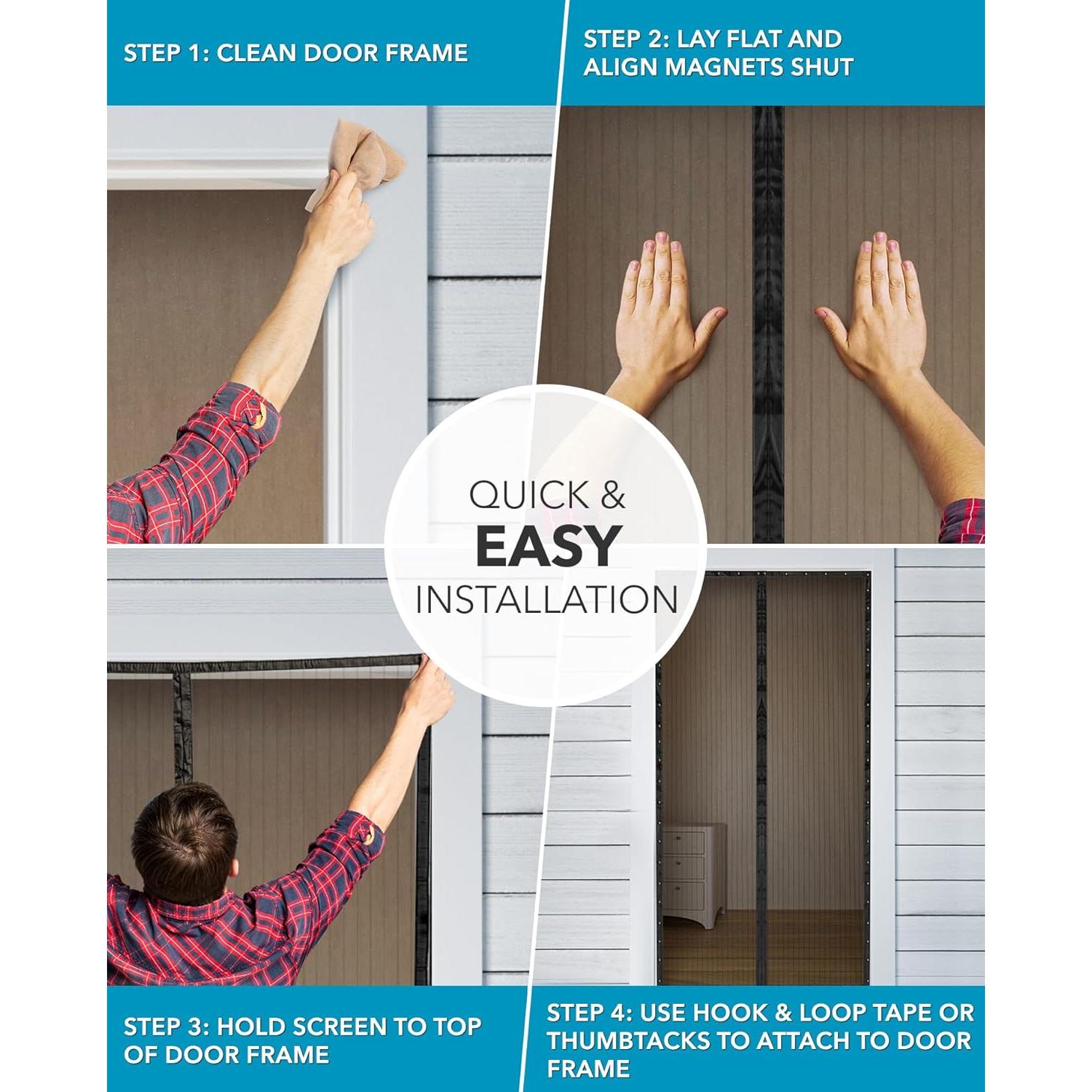 Puerta Pantalla Magnética Flux Phenom 97x208 cm