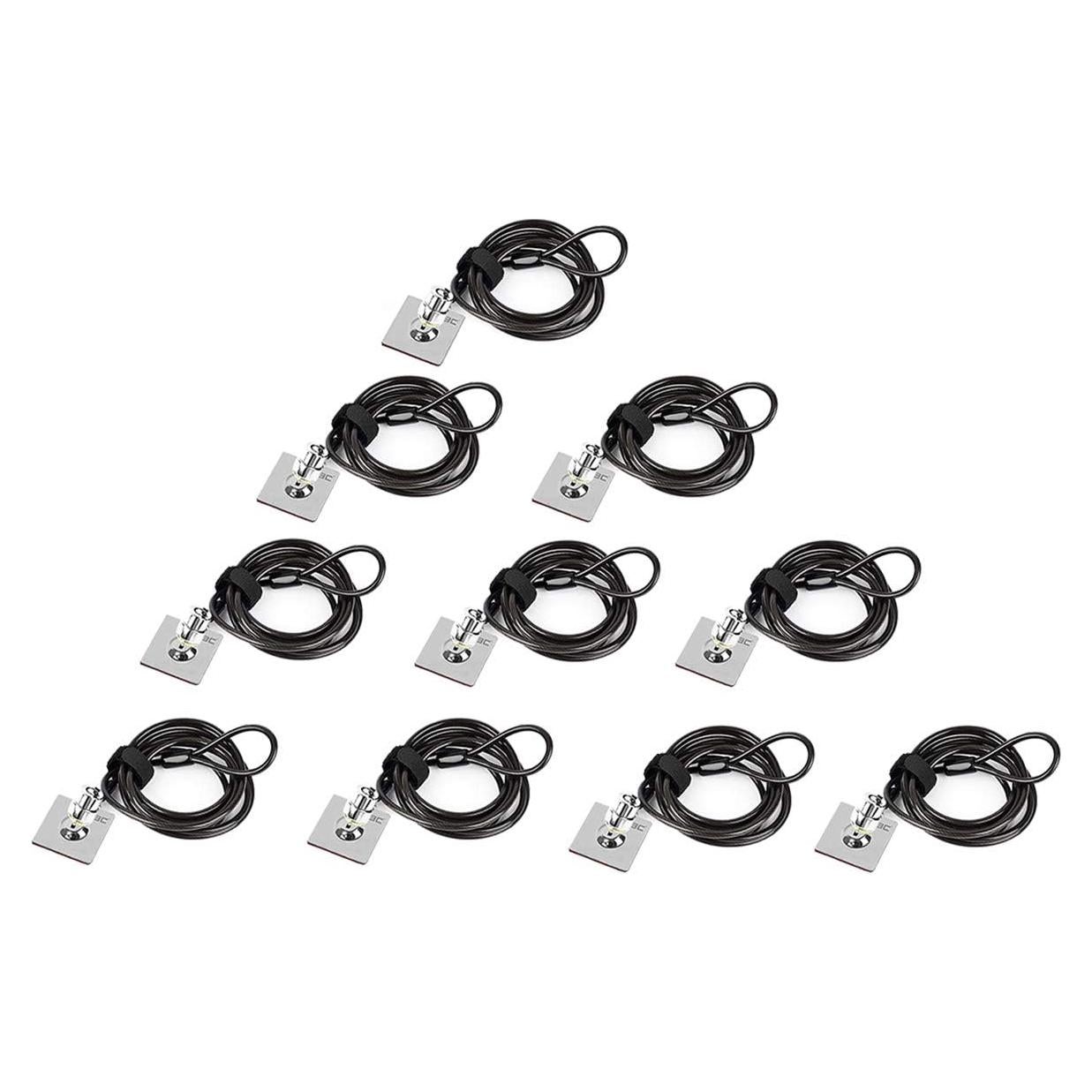 Candado de Cable Antirrobo I3C 10 Paquetes 1.98m Seguridad