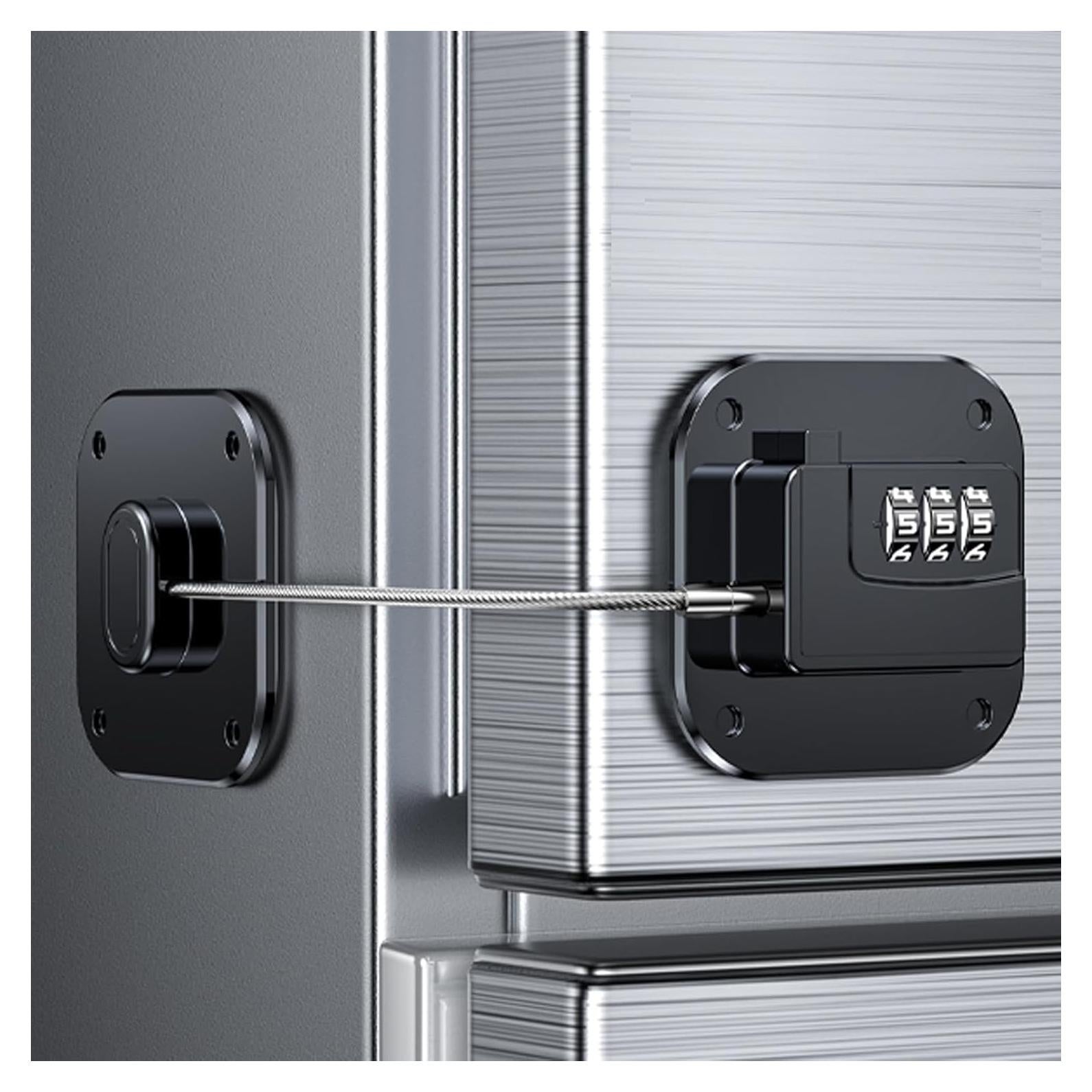 Cerradura de Refrigerador WILNIRY con Código y Adhesivo 1PACK