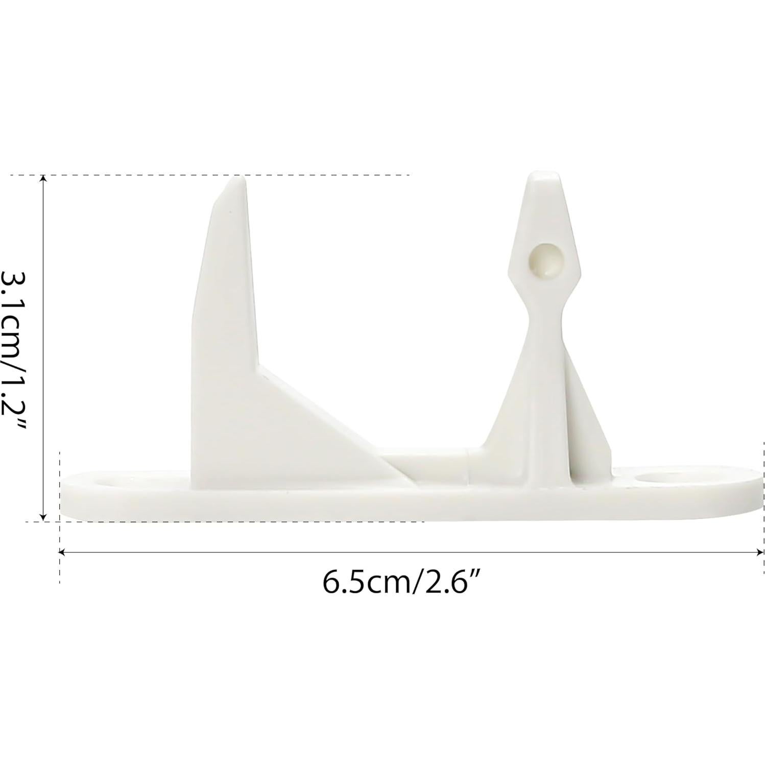 2 Pack Washer Door Striker Lock Latch Replacement Parts for Frigidaire Affinity 131763310 - Front Load Catch Fits for Gibson, for Kenmore - Replaces 131763300, AP3580441, PS890617 - Easy to Install