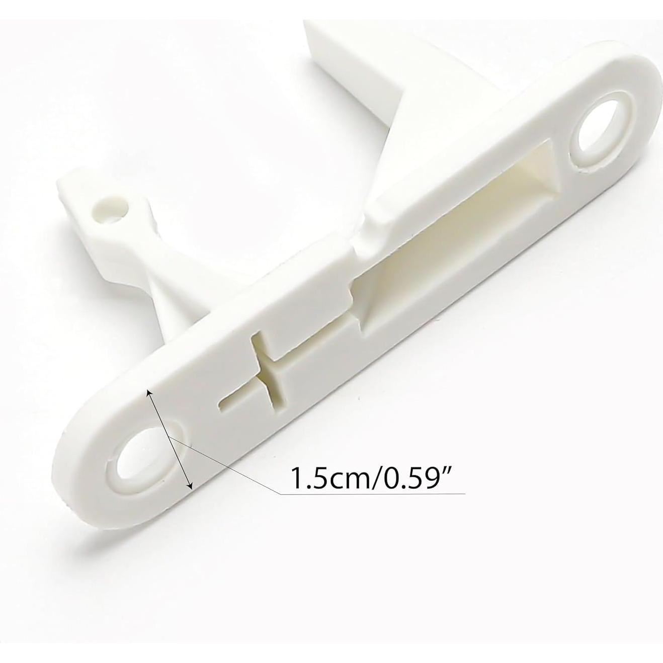 2 Pack Washer Door Striker Lock Latch Replacement Parts for Frigidaire Affinity 131763310 - Front Load Catch Fits for Gibson, for Kenmore - Replaces 131763300, AP3580441, PS890617 - Easy to Install