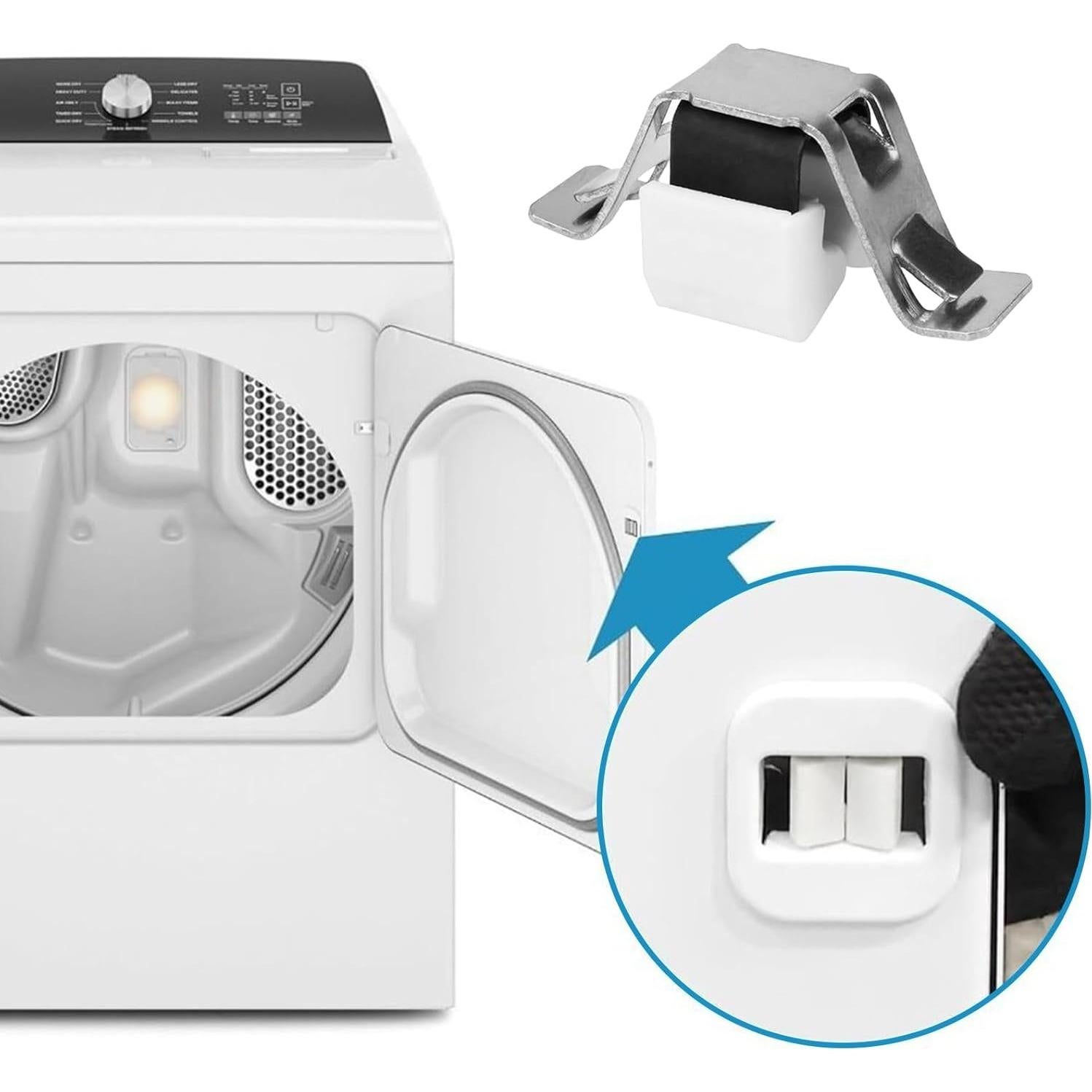 Cerradura de puerta de secadora Restynic WPW10610880 1PCS