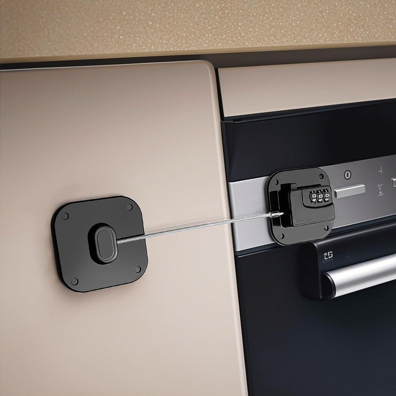 Cerradura de Refrigerador MRBULLOCK a Prueba de Niños - 2 Piezas