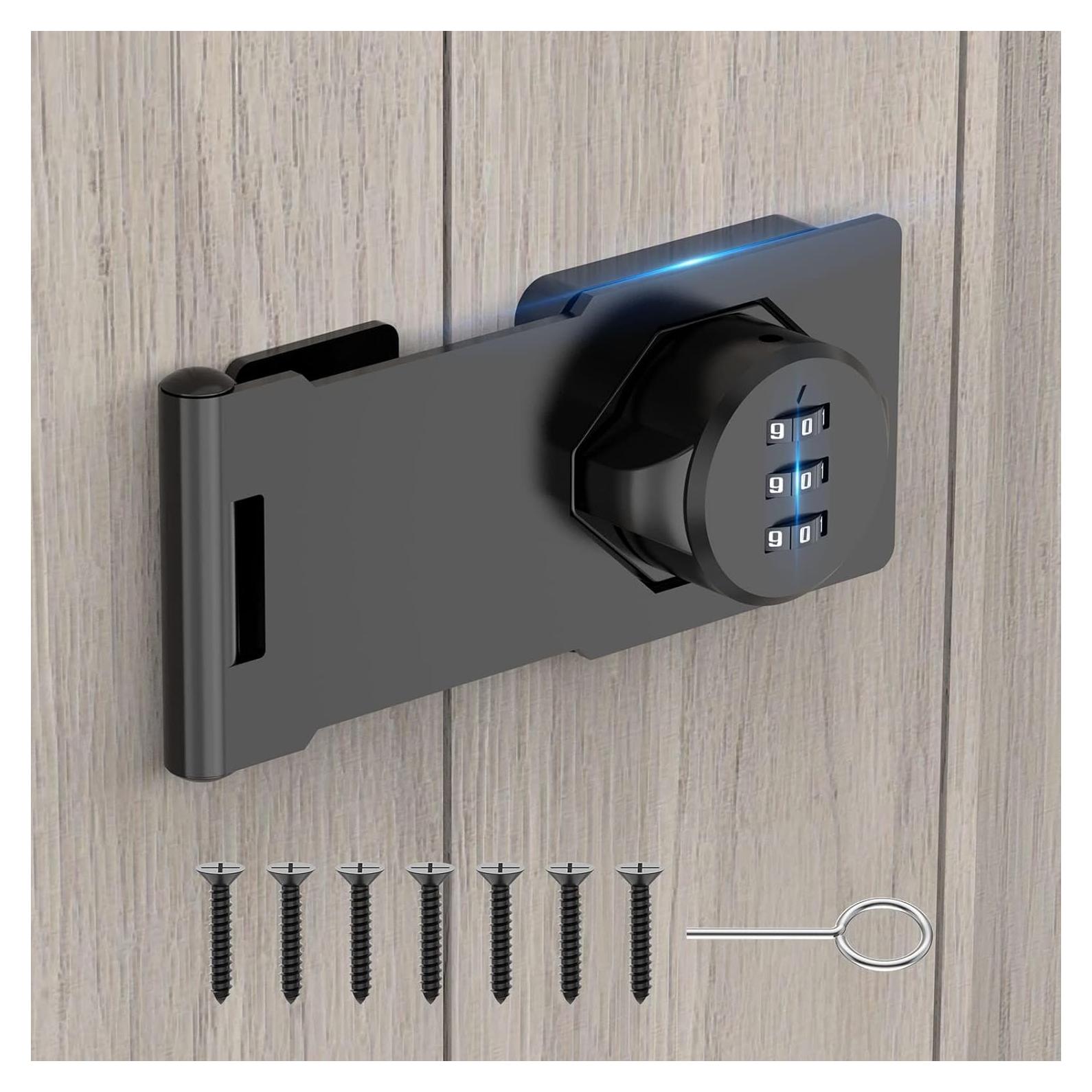 Cerradura de Combinación MeBantoo para Armarios y Puertas - Negro