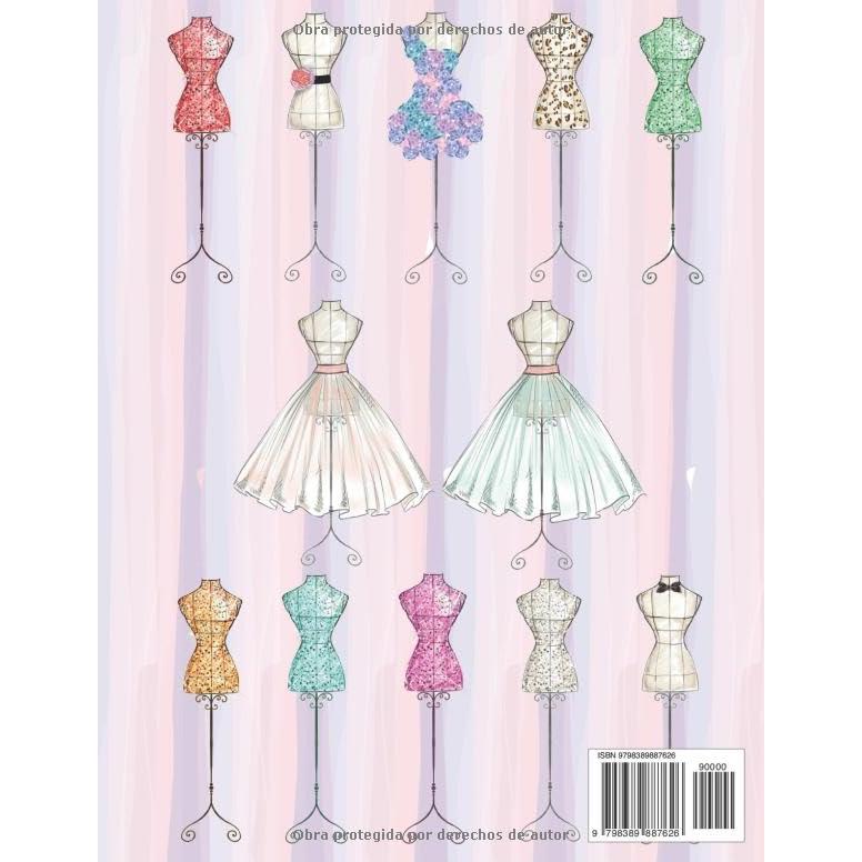 Mi Libro de Colorear Moda para Niñas de 8 a 12 años: ¡Libro de Moda para Colorear! El regalo perfecto para niñas y adolescentes, preciosos diseños de moda para aprender y divertirse. (Spanish Edition)