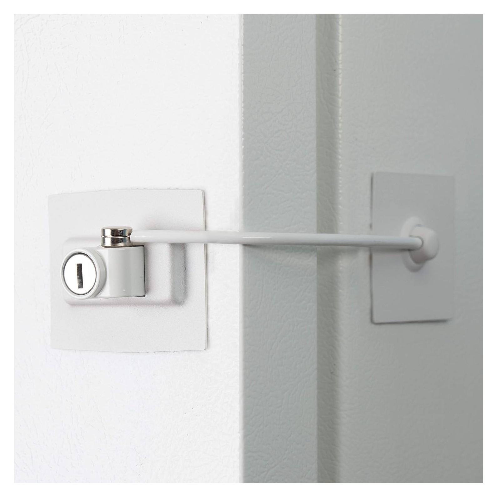 Cerradura de Refrigerador Guardianite con Llave Blanca