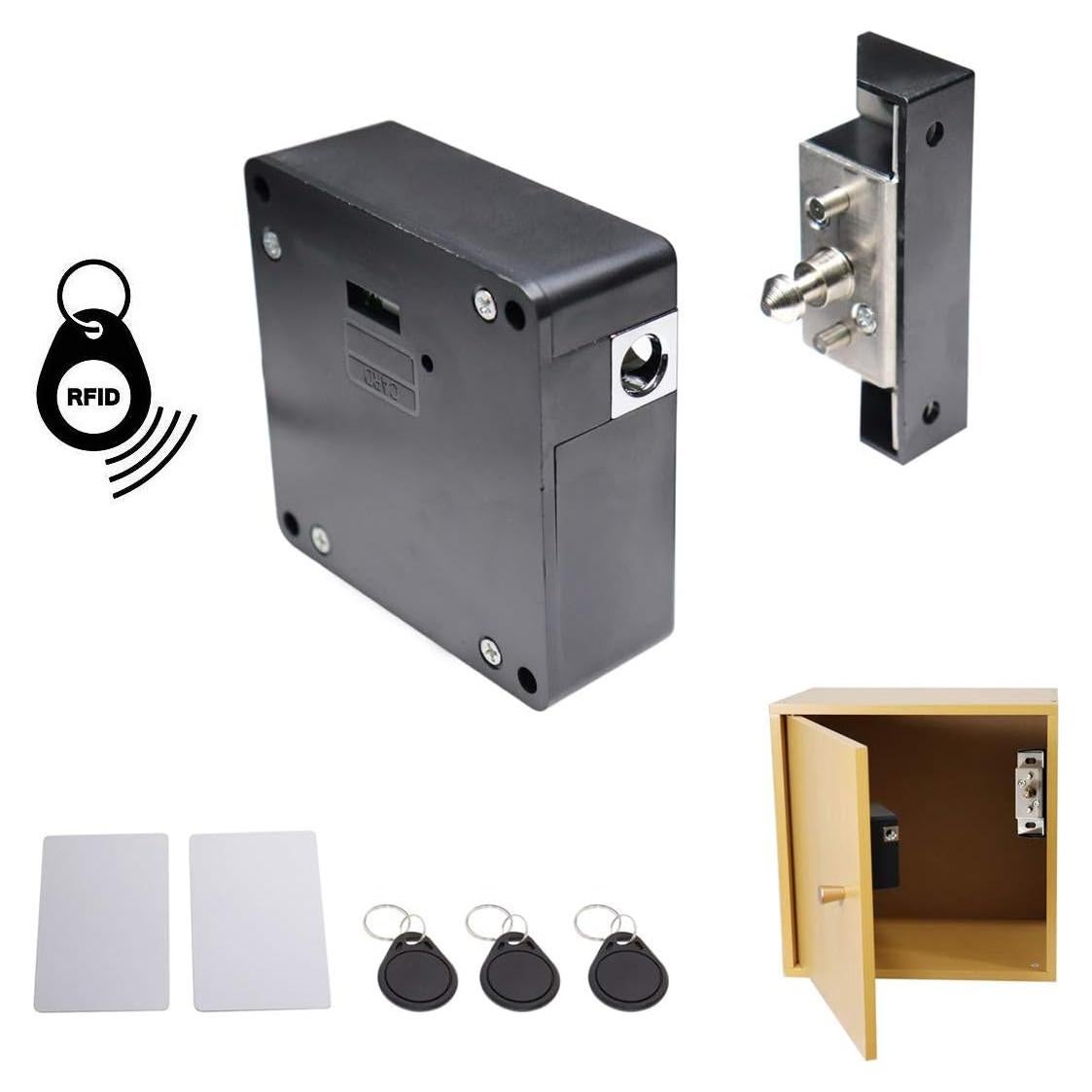 Cerradura Electrónica RFID ETEKJOY para Armarios de Madera