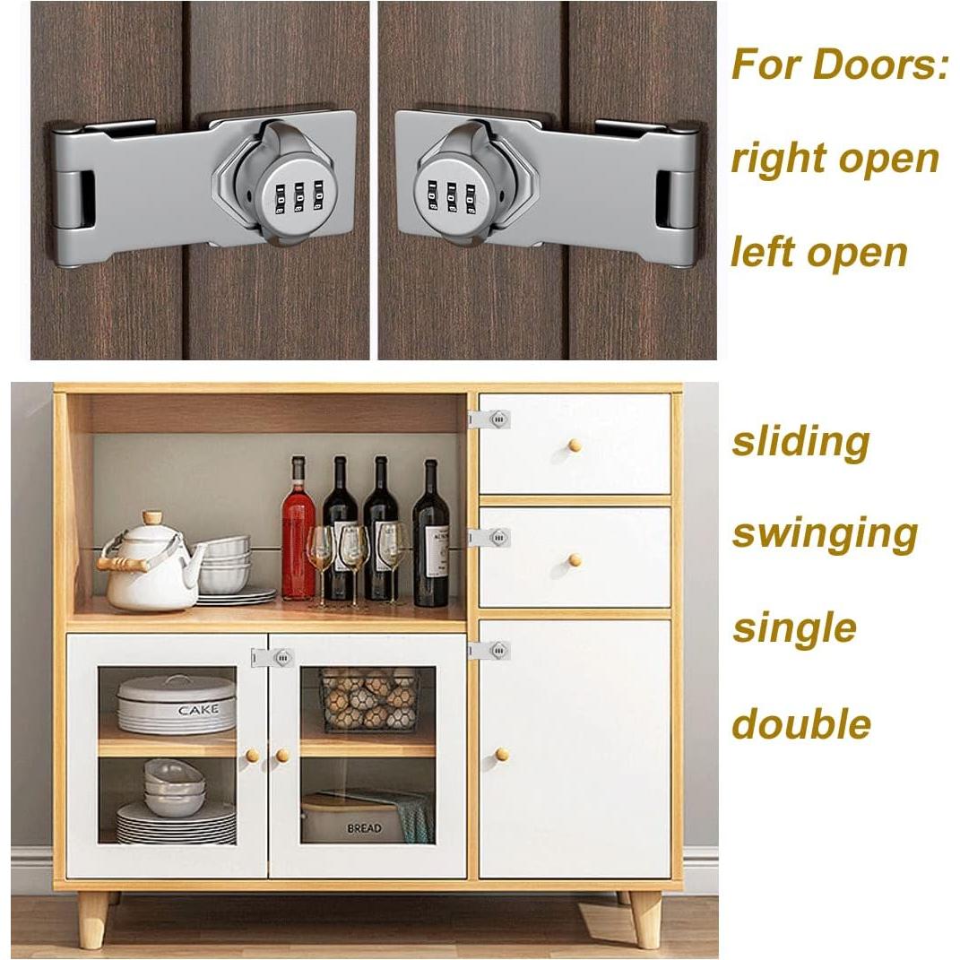 Cerradura de Combinación Sin Llave ETEKJOY 3 Dígitos para Armario