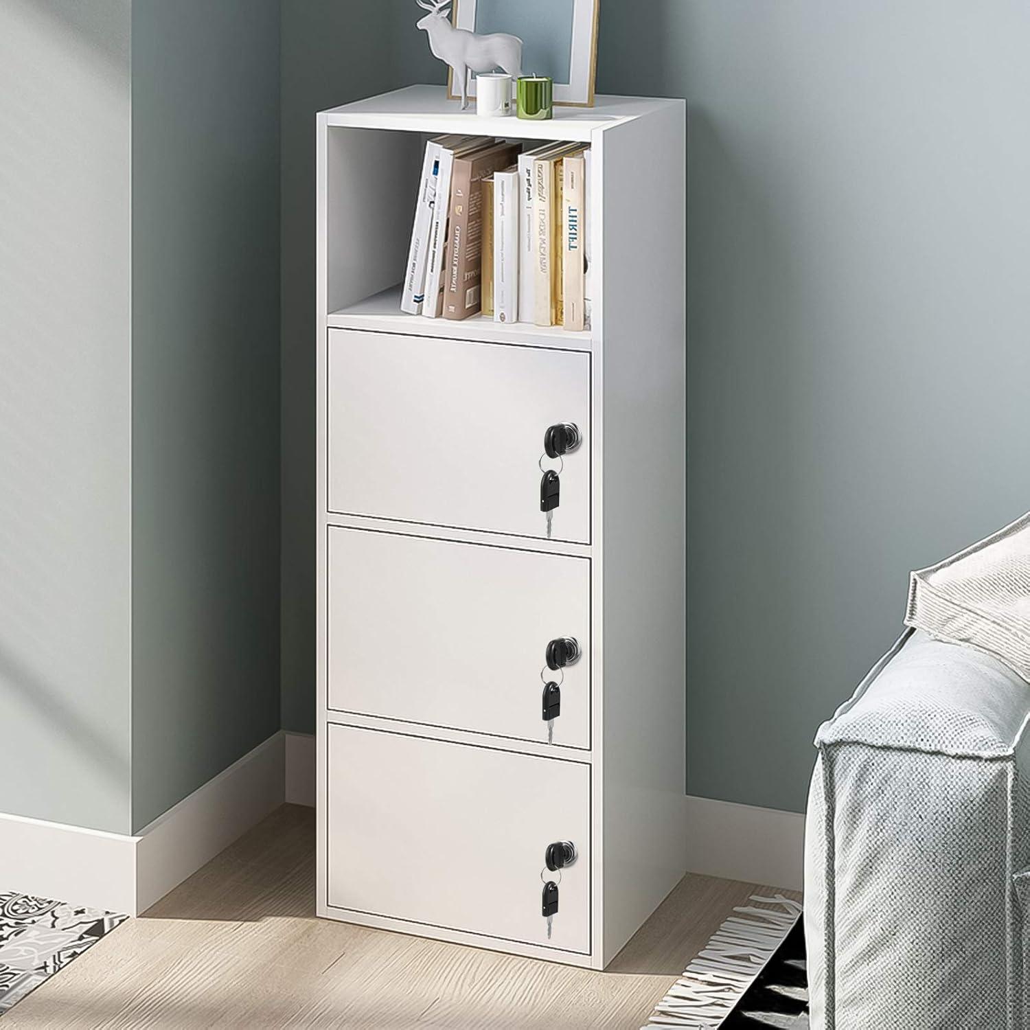 Cerradura de Seguridad para Muebles Tanice - 4 Piezas con 8 Llaves