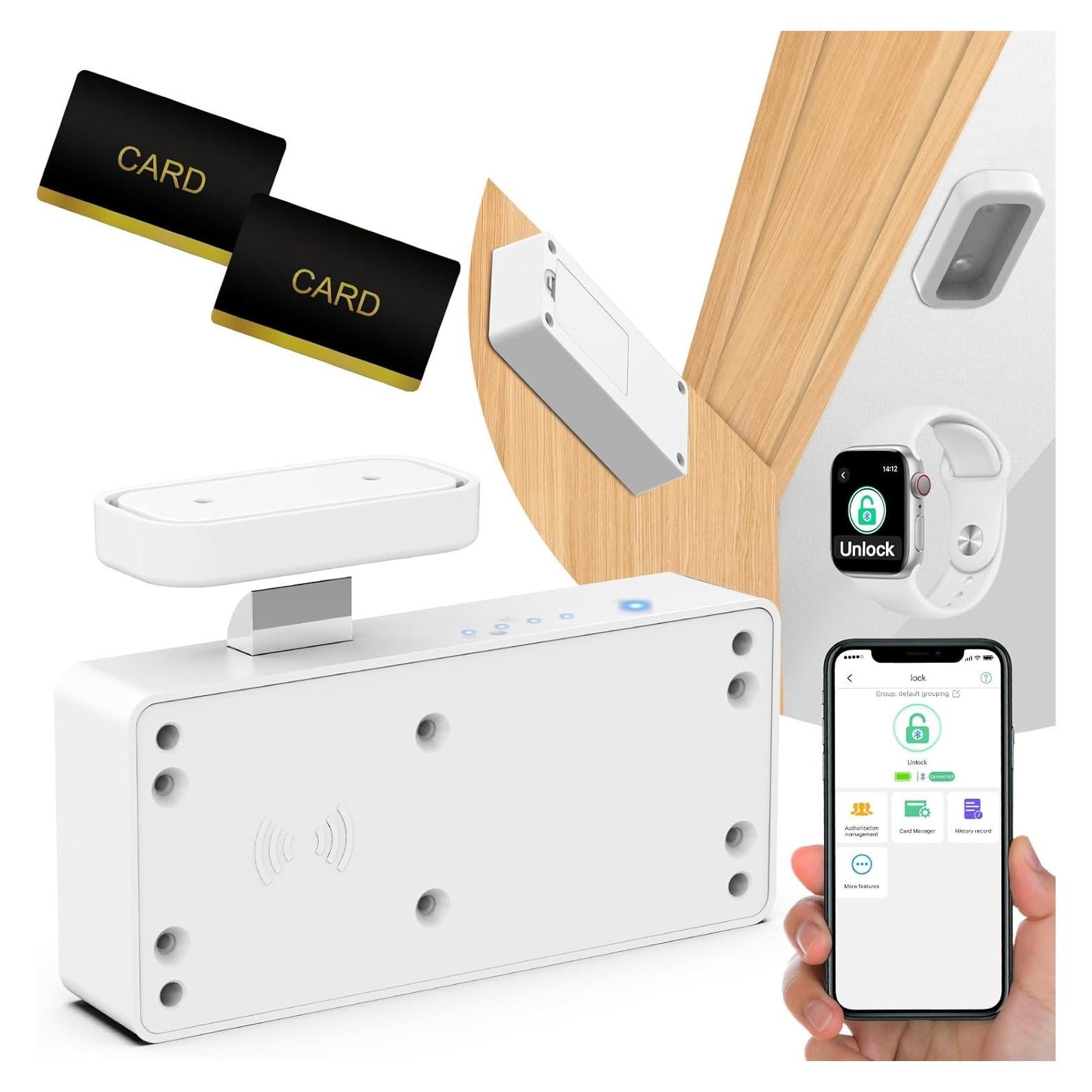 Cerradura Inteligente Eseesmart Oculta Bluetooth RFID Seguridad