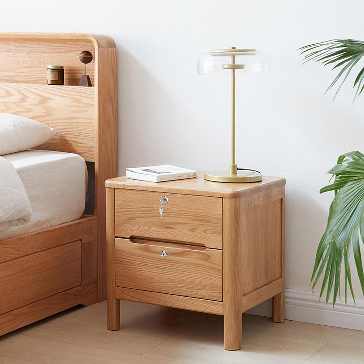 Cerradura de Cam Pertinel 1-1/8" con Llave Igualada 2 Pcs