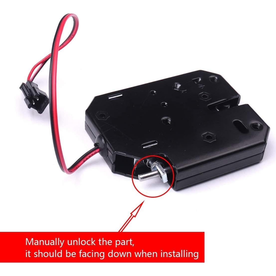 Cerradura Electrónica ATOPLEE 12V 2A Acero al Carbono 73x58mm