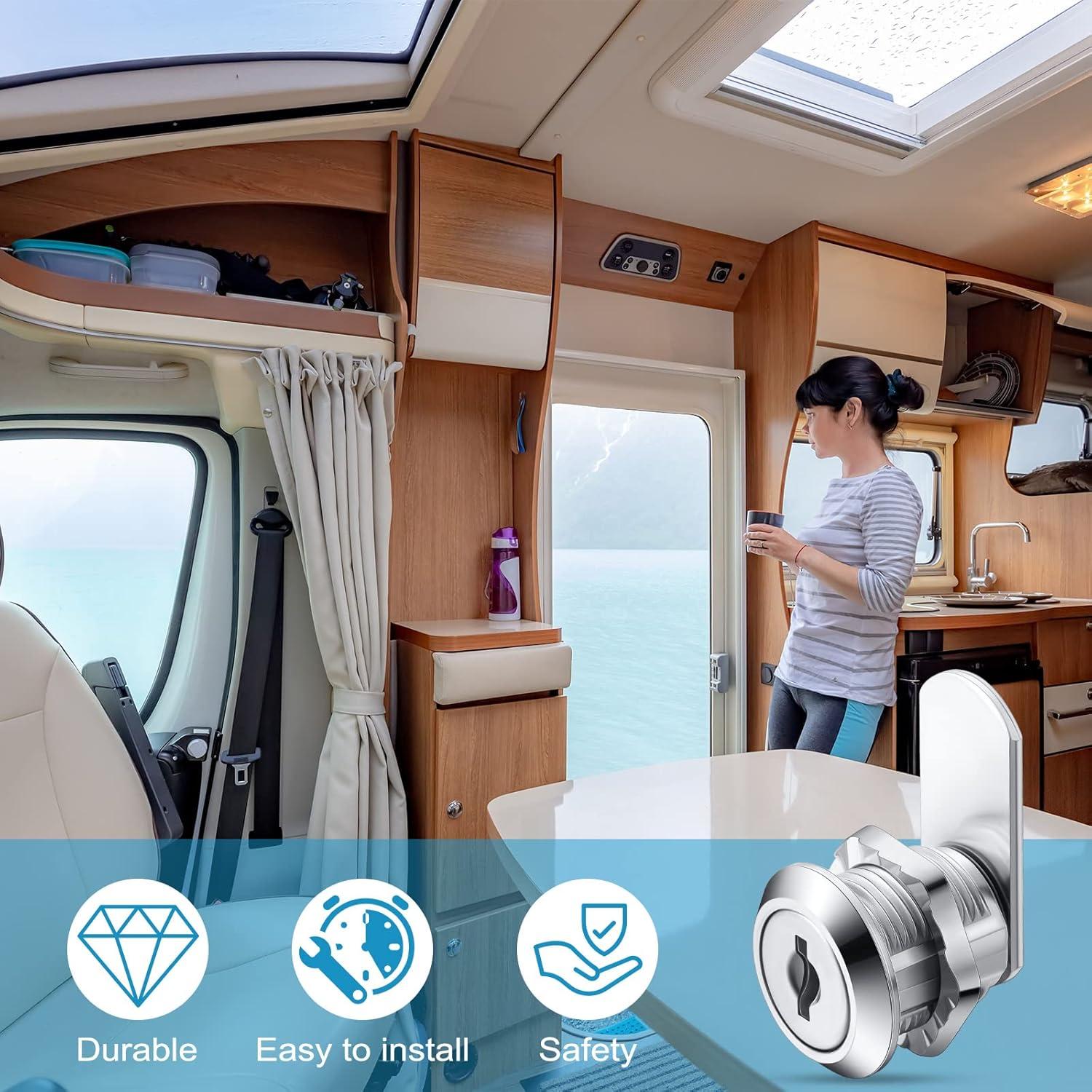 Juego de Cerraduras Kenning 24 Piezas con Llaves 16mm