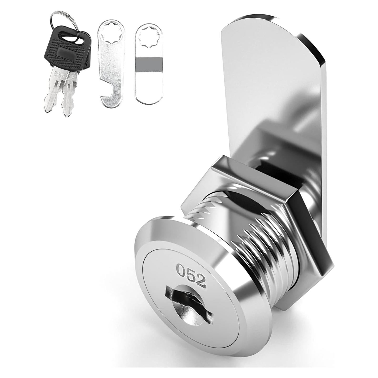 Cerradura de Cam con Llave goldenwarm 16mm Zinc Niquelado