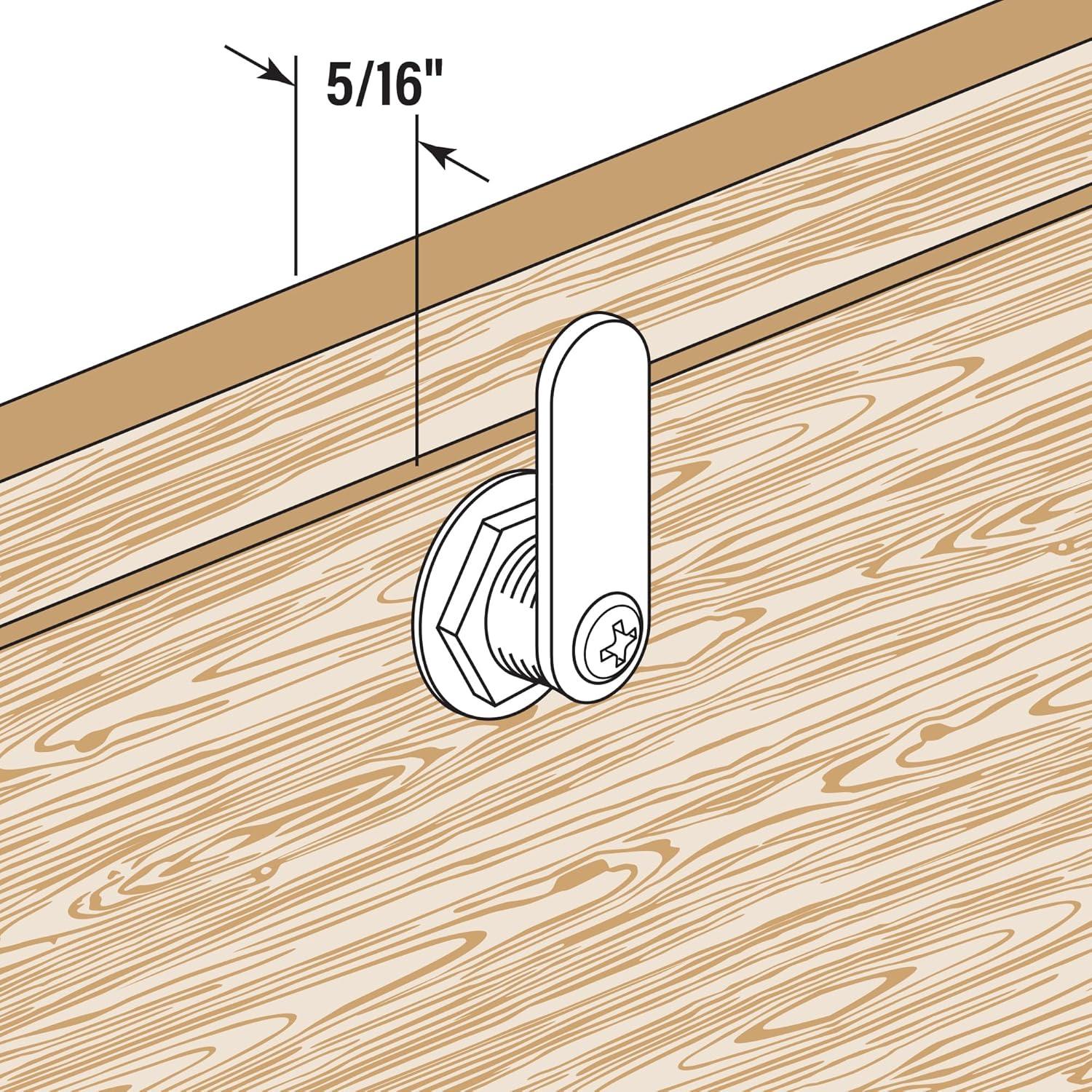 Cerradura de Cajón Prime-Line U 9941 Acero Inoxidable 15.88 mm
